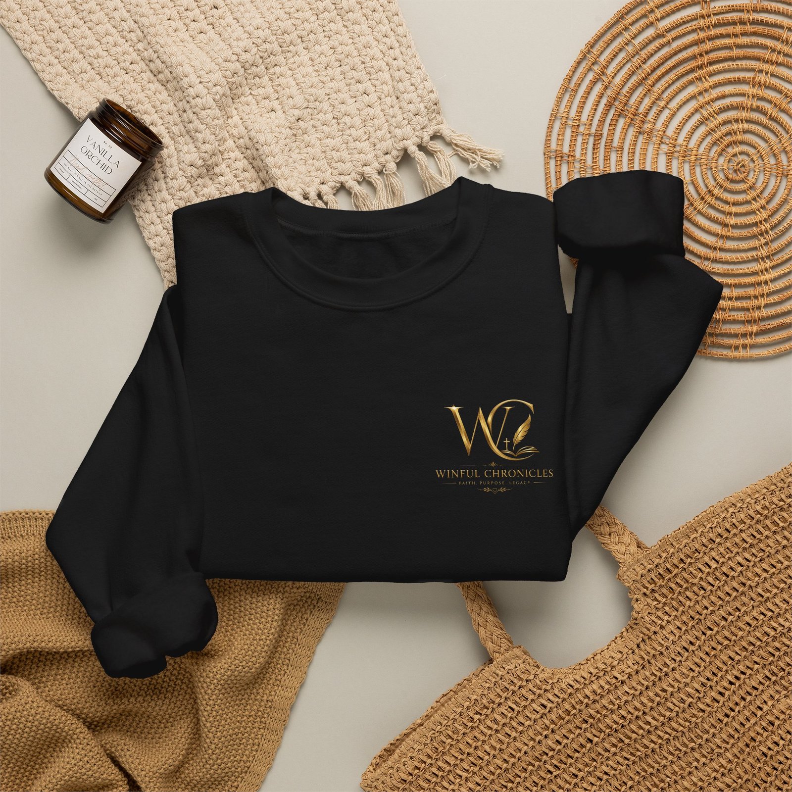 Winful Chronicles Signature Unisex Crewneck Sweatshirt - Image 12