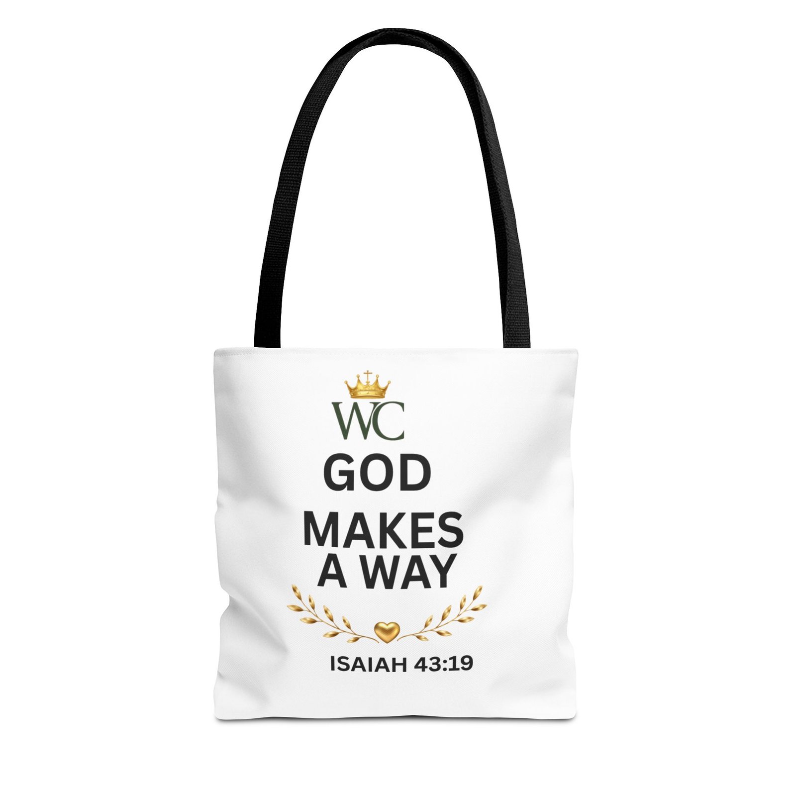 God Makes a Way Tote Bag (AOP)