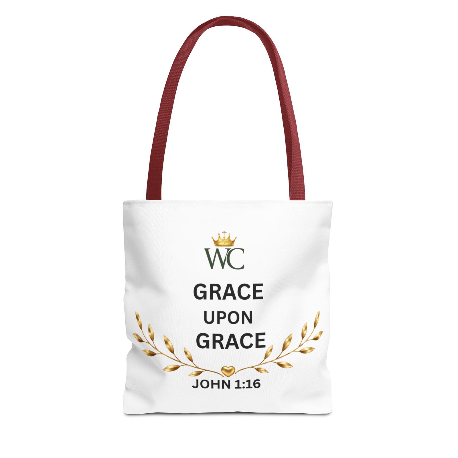 Grace Upon Grace Christian Tote Bag (AOP) - Image 5