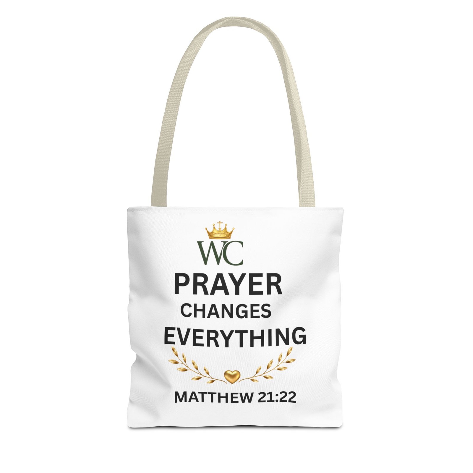 Prayer Changes Everything Tote Bag (AOP) - Image 13