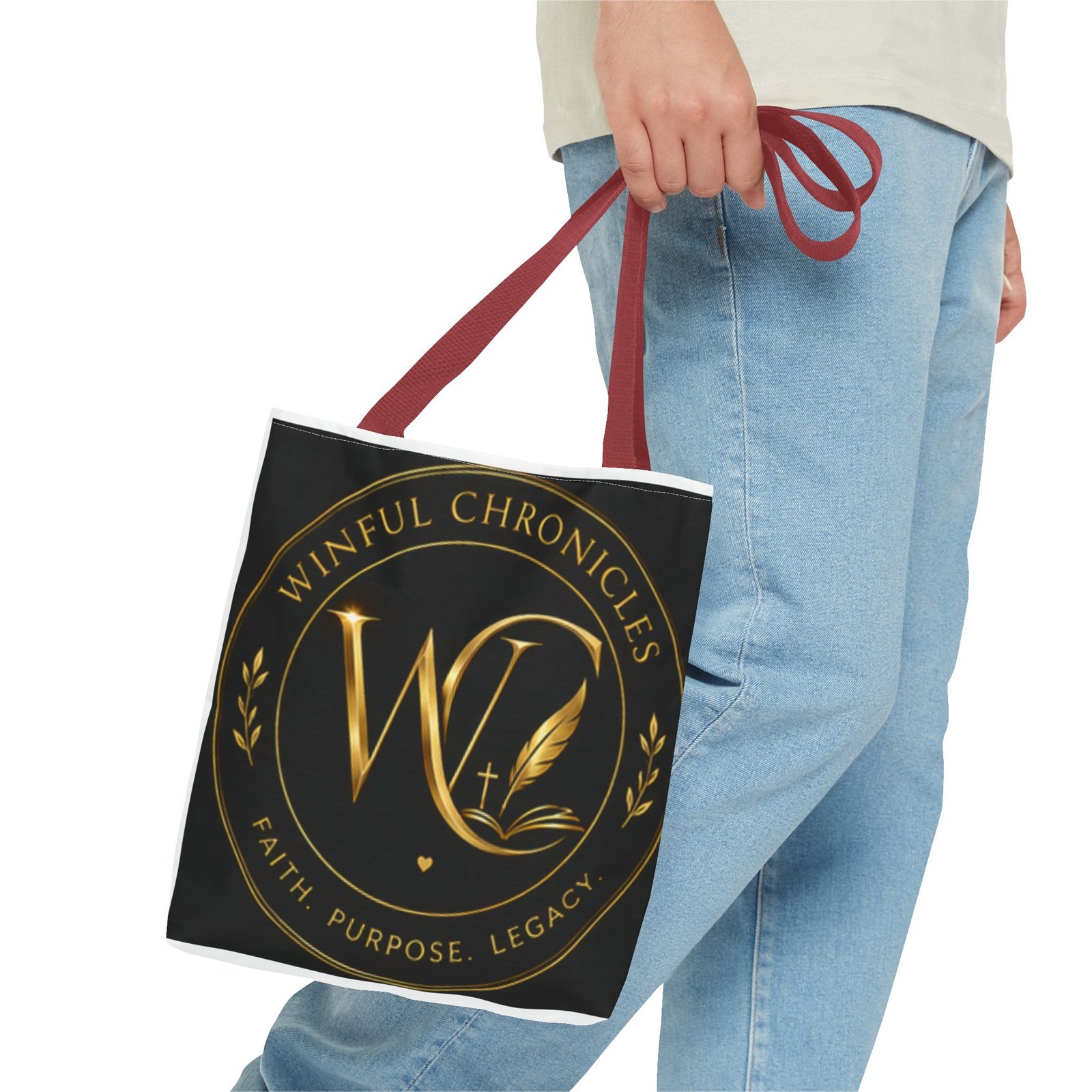 Winful Chronicles Signature Collection Tote Bag (AOP) - Image 14
