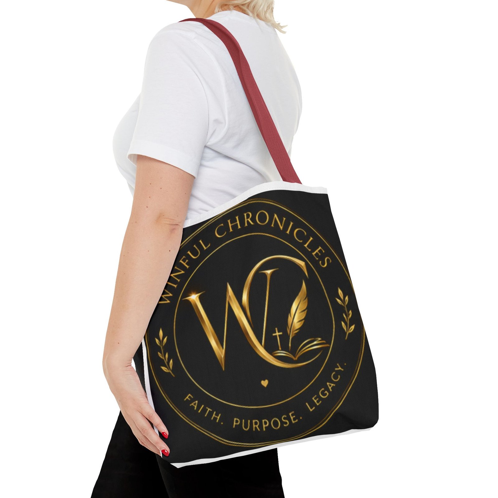 Winful Chronicles Signature Collection Tote Bag (AOP) - Image 19