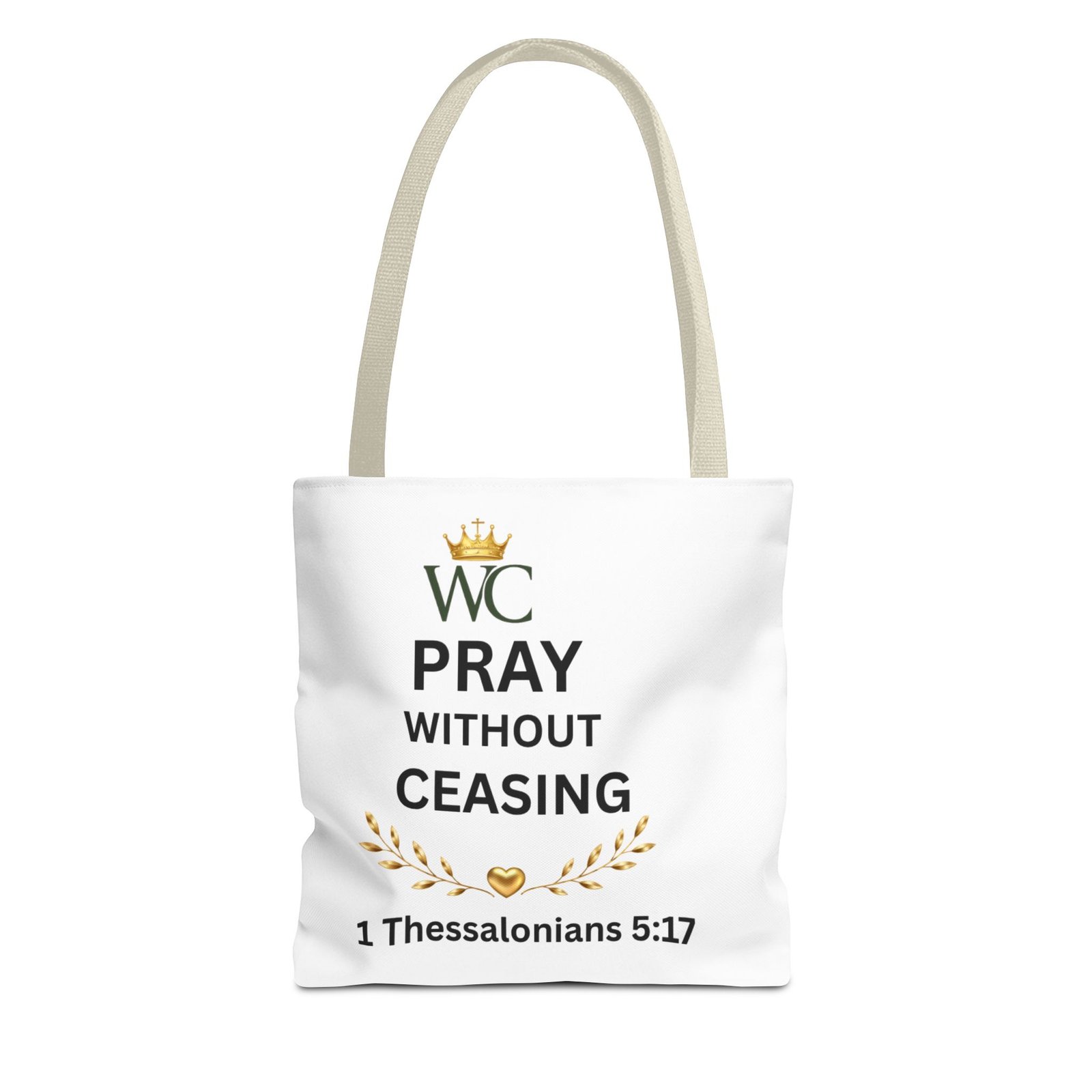 Pray Without Ceasing Tote Bag (AOP) - Image 13
