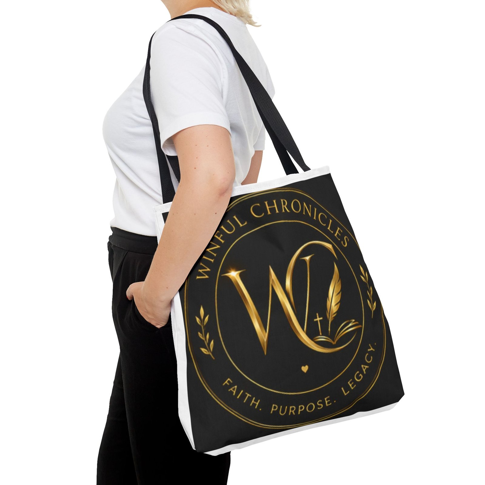Winful Chronicles Signature Collection Tote Bag (AOP) - Image 11