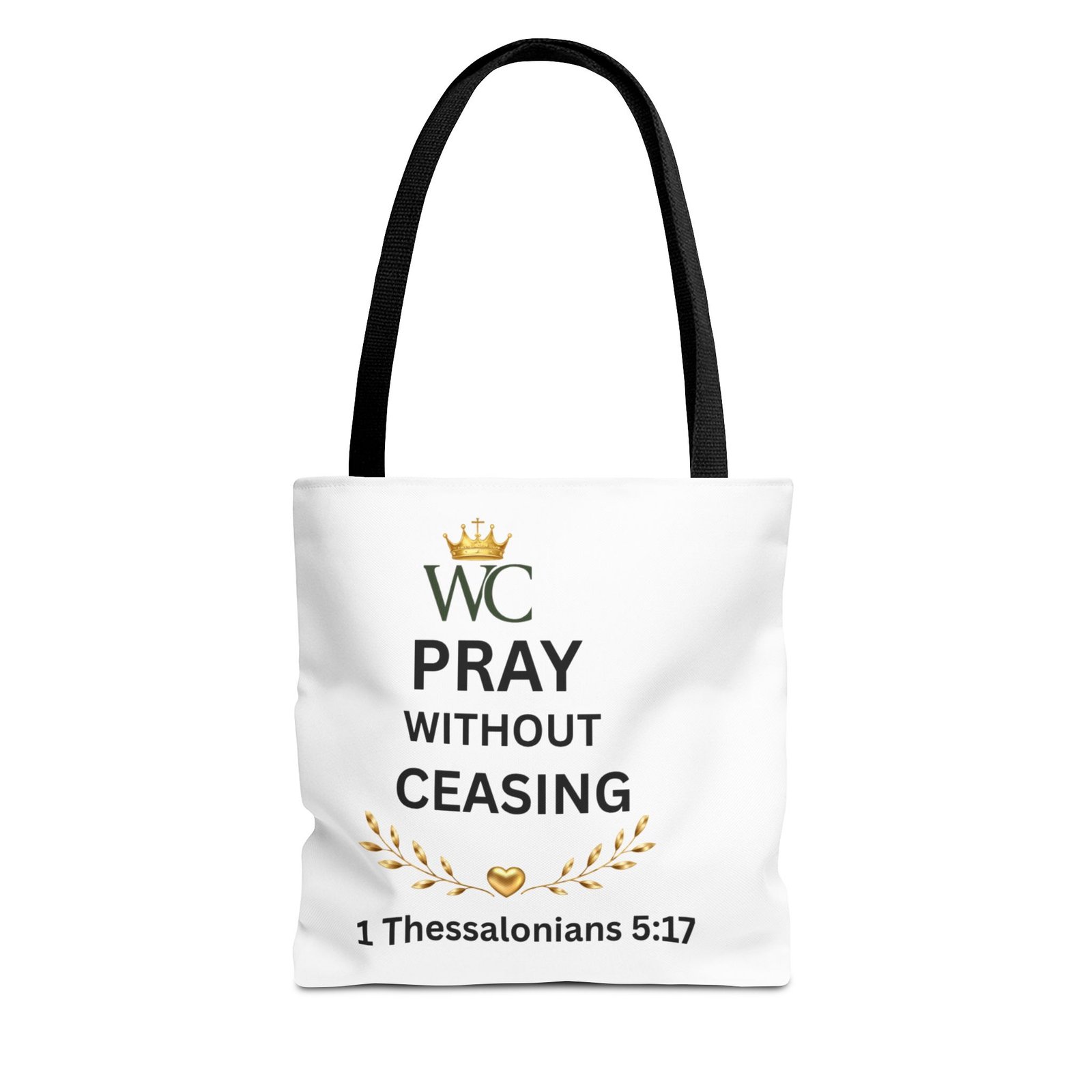 Pray Without Ceasing Tote Bag (AOP)
