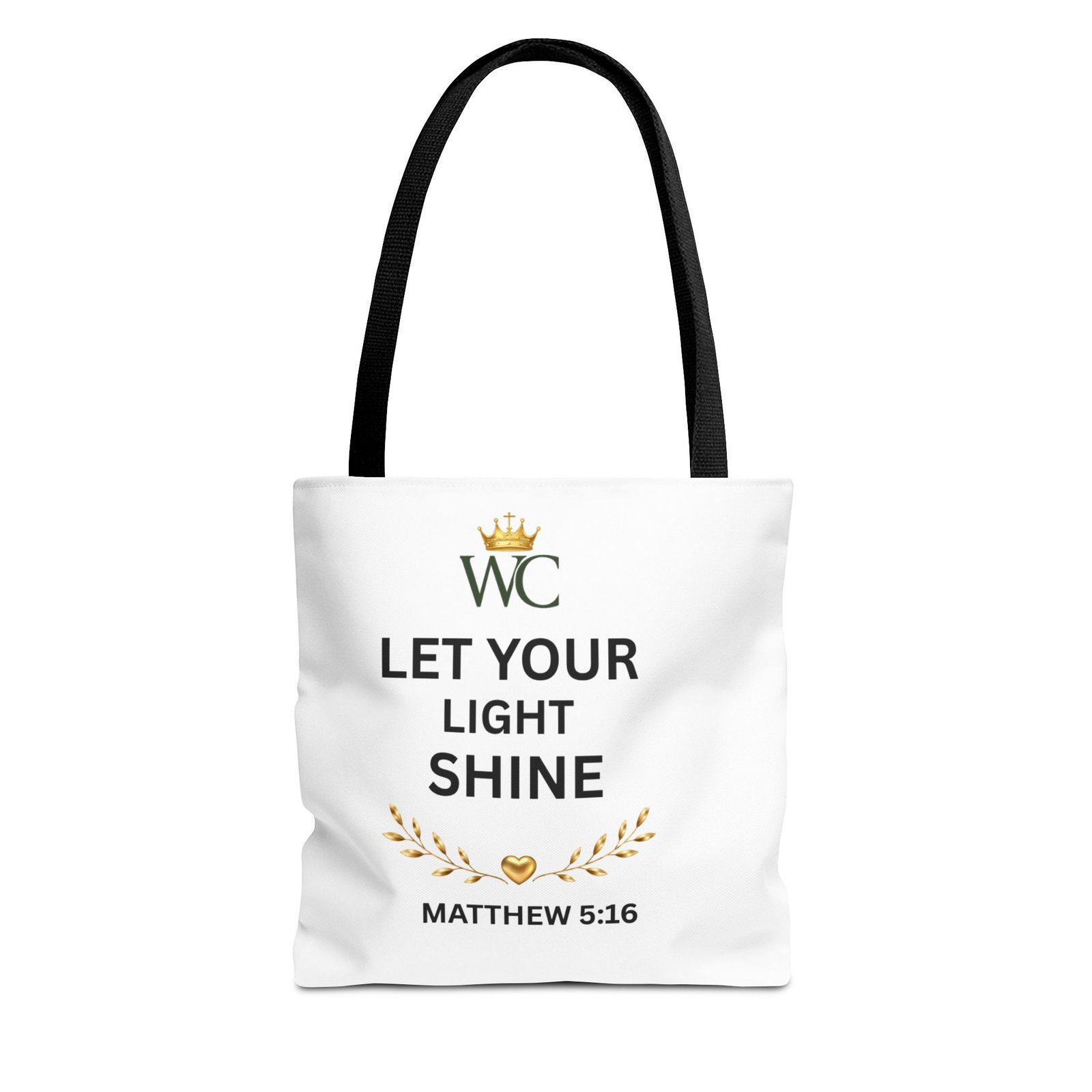 Let Your Light Shine Tote Bag (AOP)