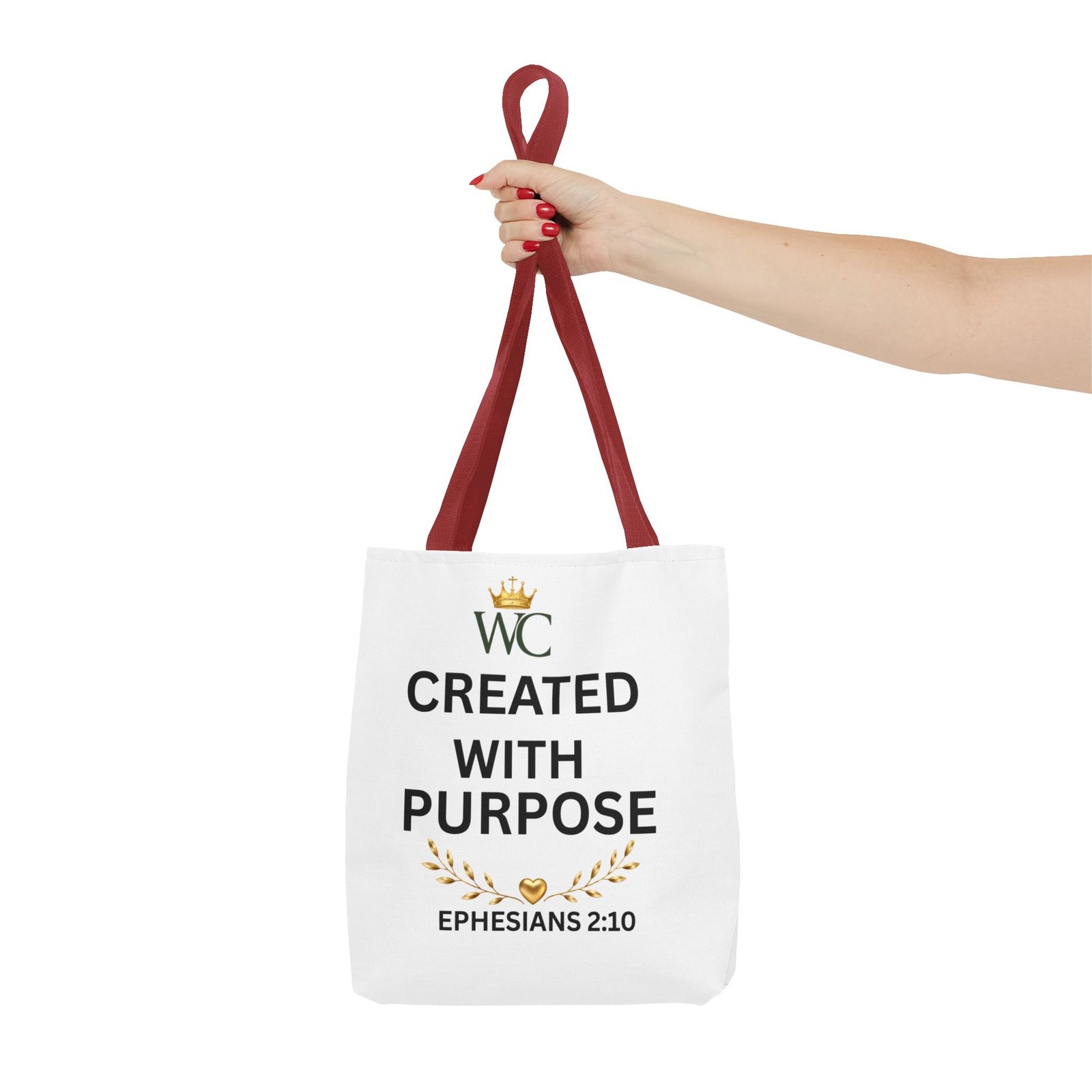 Created With Purpose Tote Bag (AOP) - Image 8