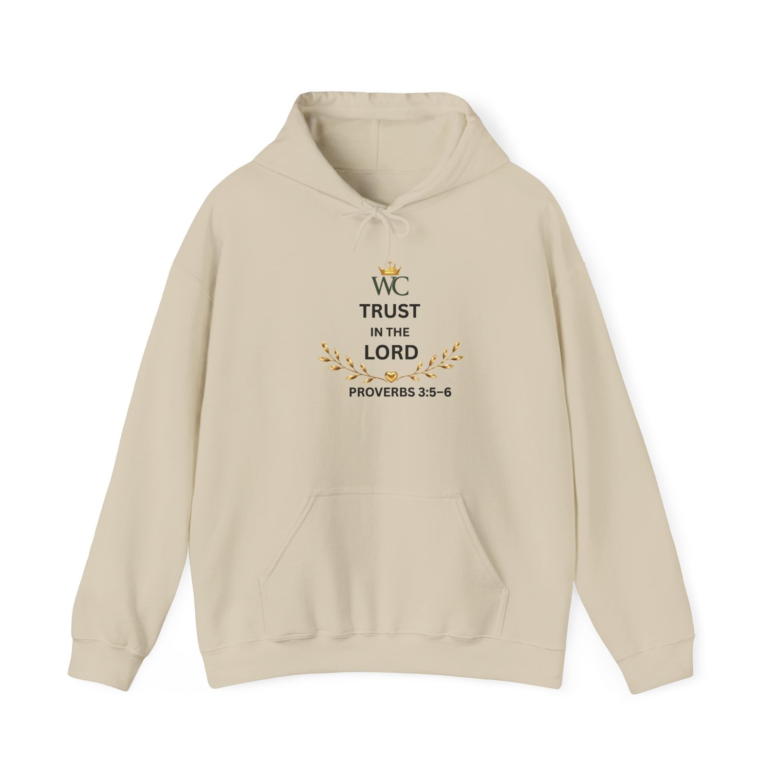 Trust in the Lord Unisex Hooded Sweatshirt - Image 6