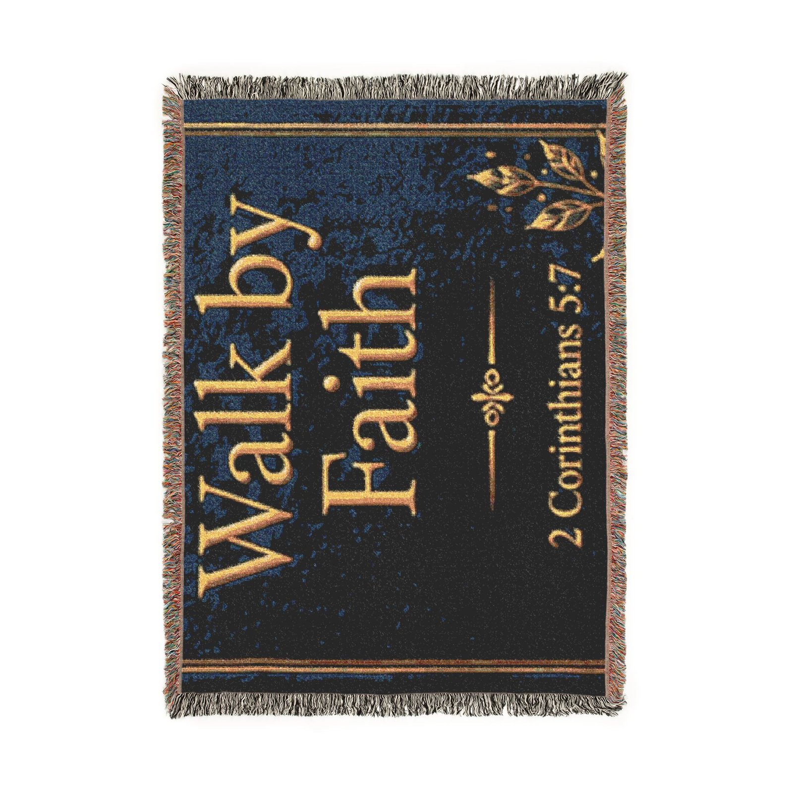 Walk by Faith Woven Throw Blanket - Image 5