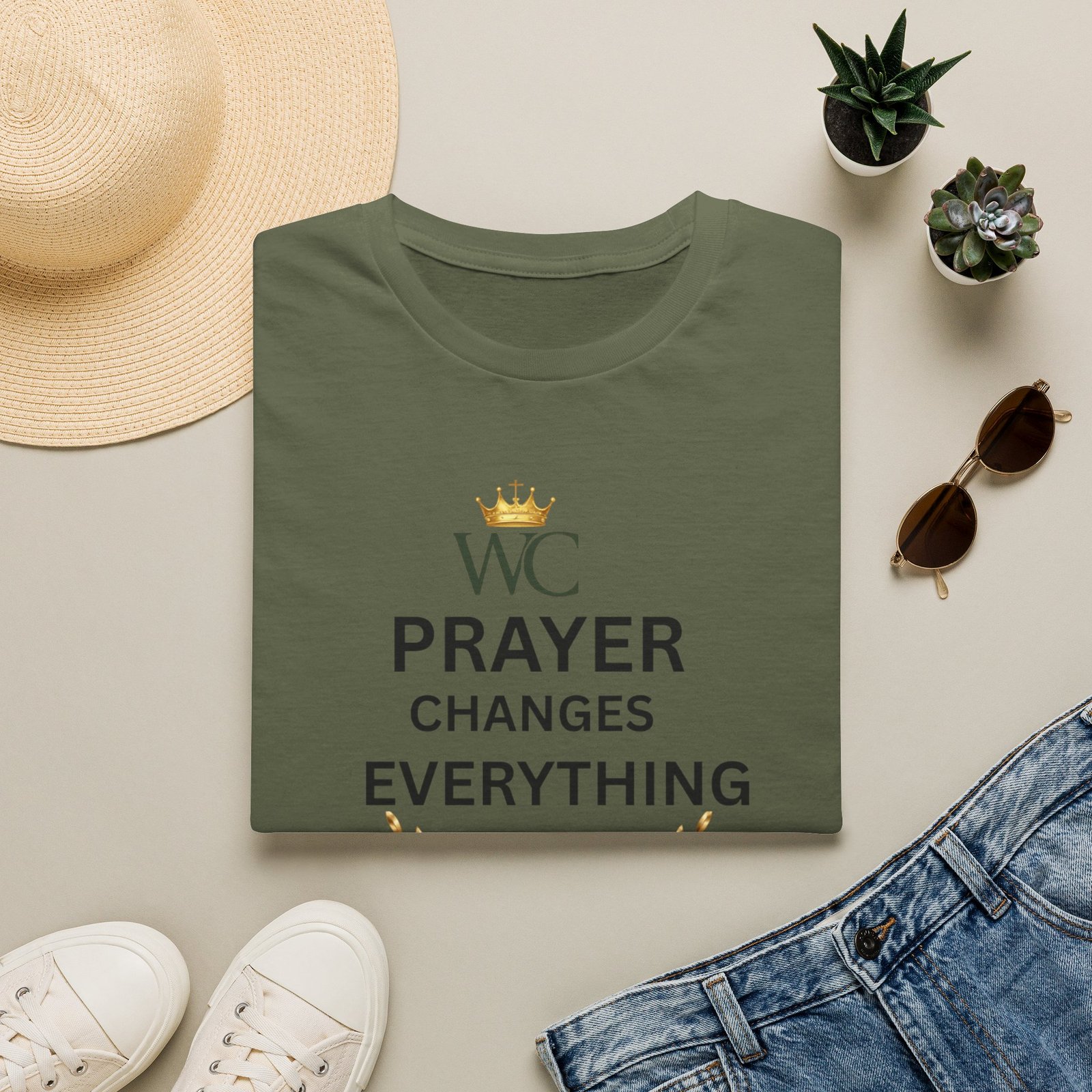 Prayer Changes Everything T-Shirt - Image 26
