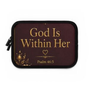 God Is Within Her Laptop Sleeve