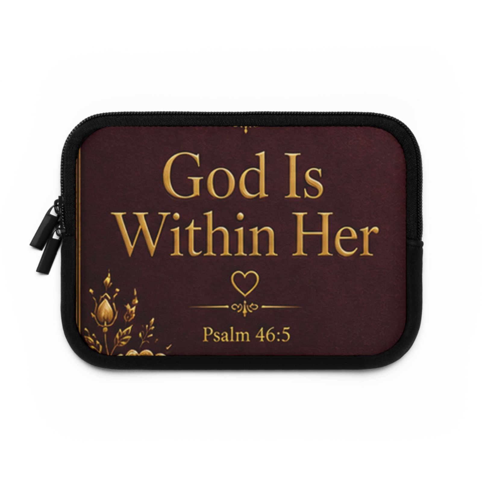 God Is Within Her Laptop Sleeve