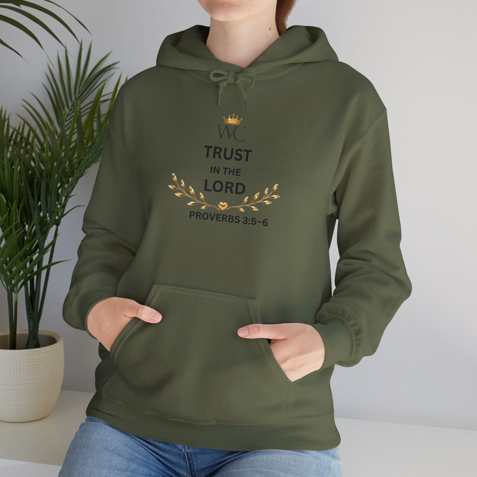 Trust in the Lord Unisex Hooded Sweatshirt