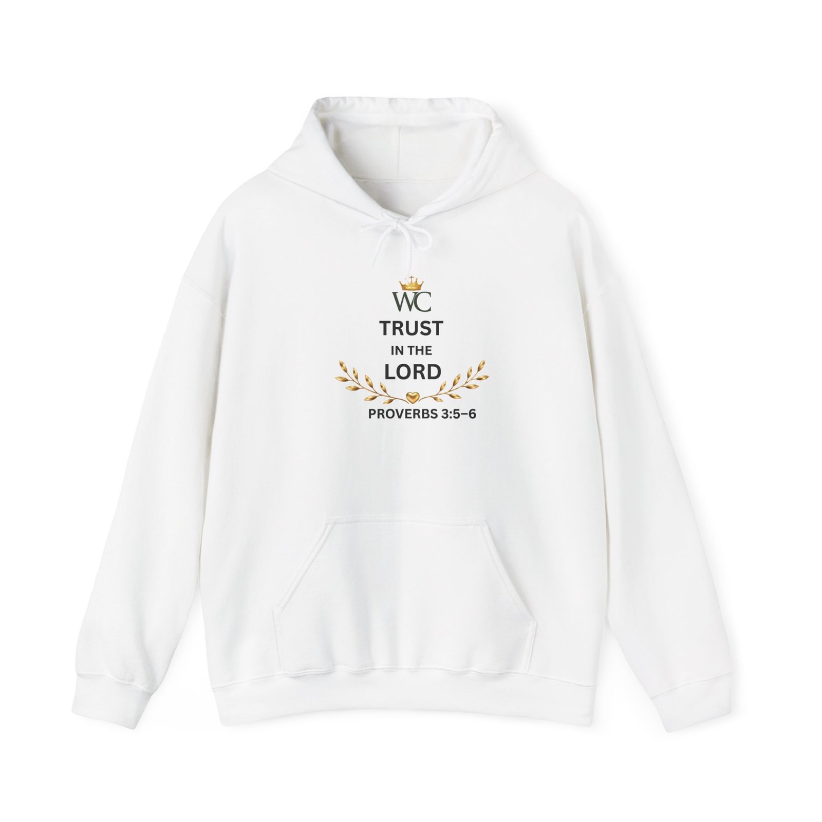 Trust in the Lord Unisex Hooded Sweatshirt - Image 2