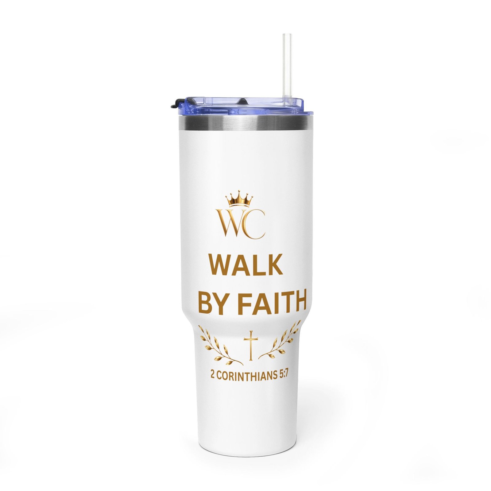 Walk By Faith Thermal Vacuum Tumbler - Image 5