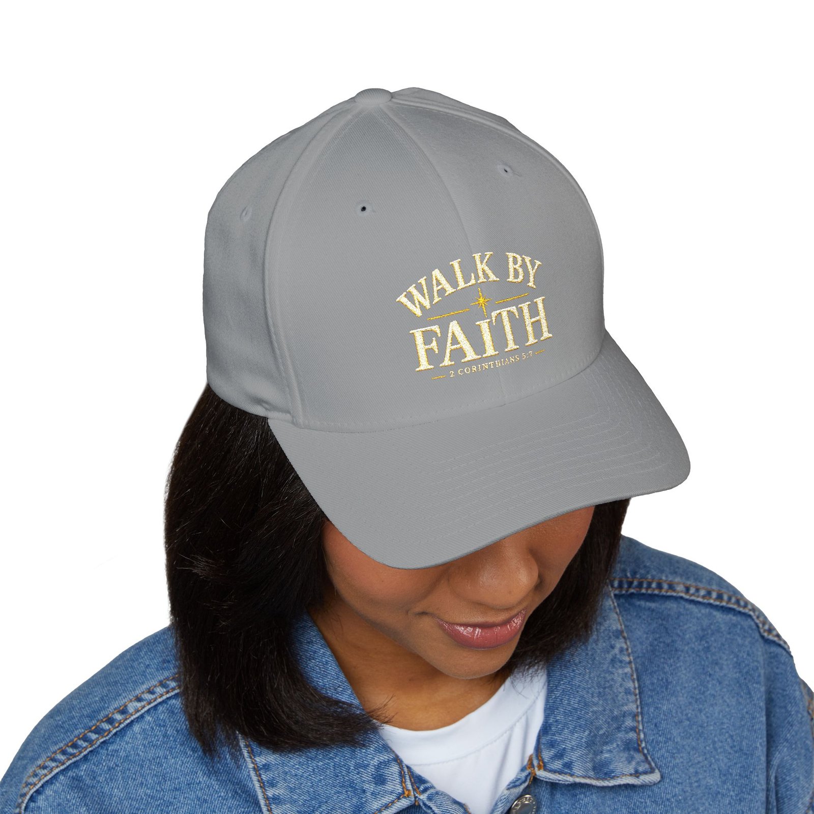 Walk By Faith Closed-Back Structured Cap - Image 11