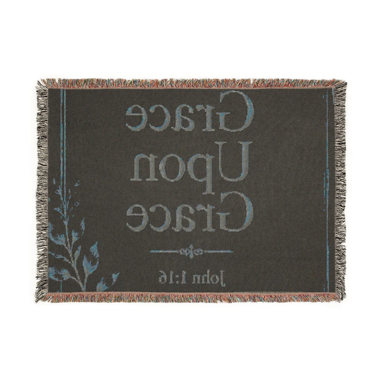 Grace Upon Grace Woven Blanket - Image 3