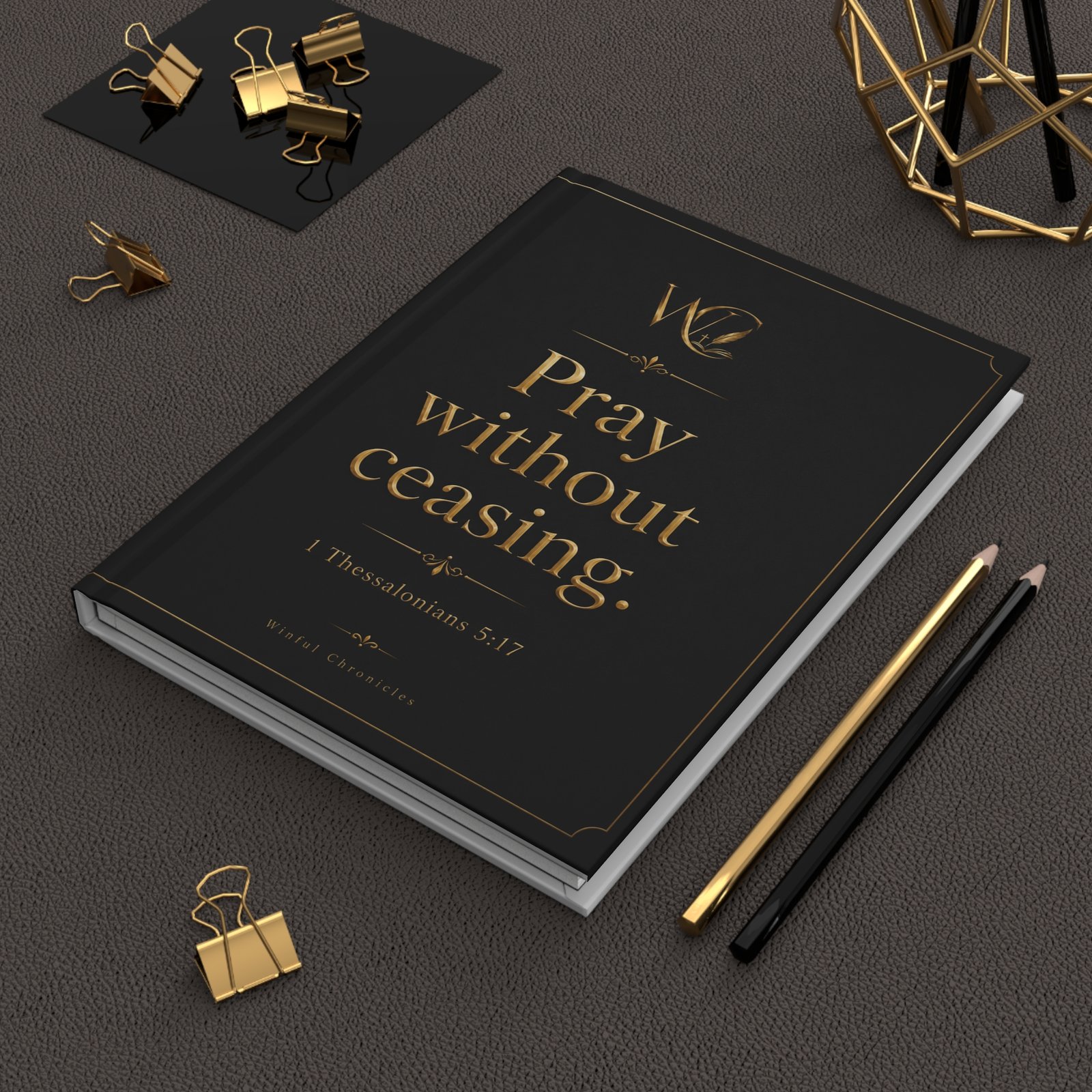 Pray Without Ceasing Christian Hardcover Journal Matte - Image 5
