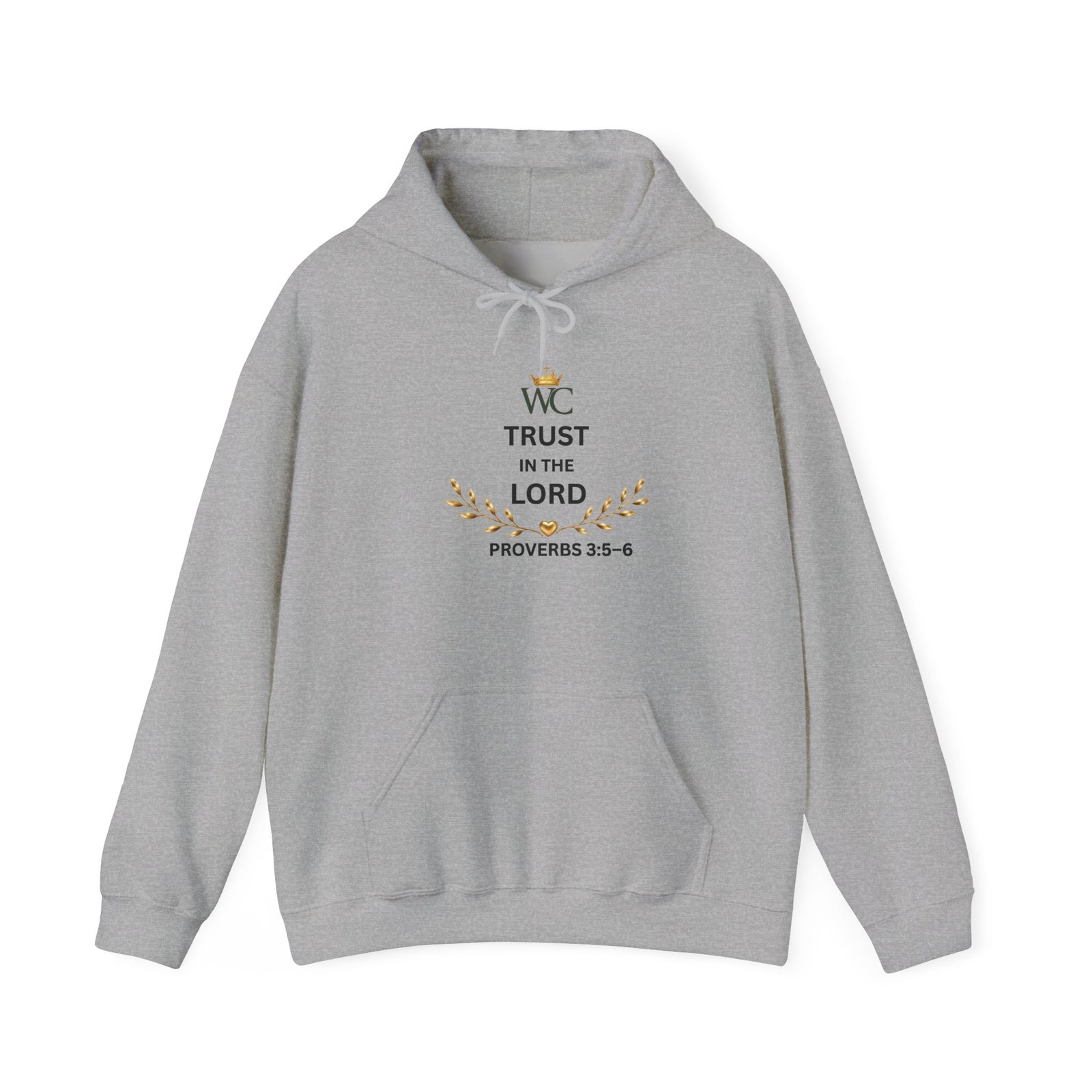 Trust in the Lord Unisex Hooded Sweatshirt - Image 10
