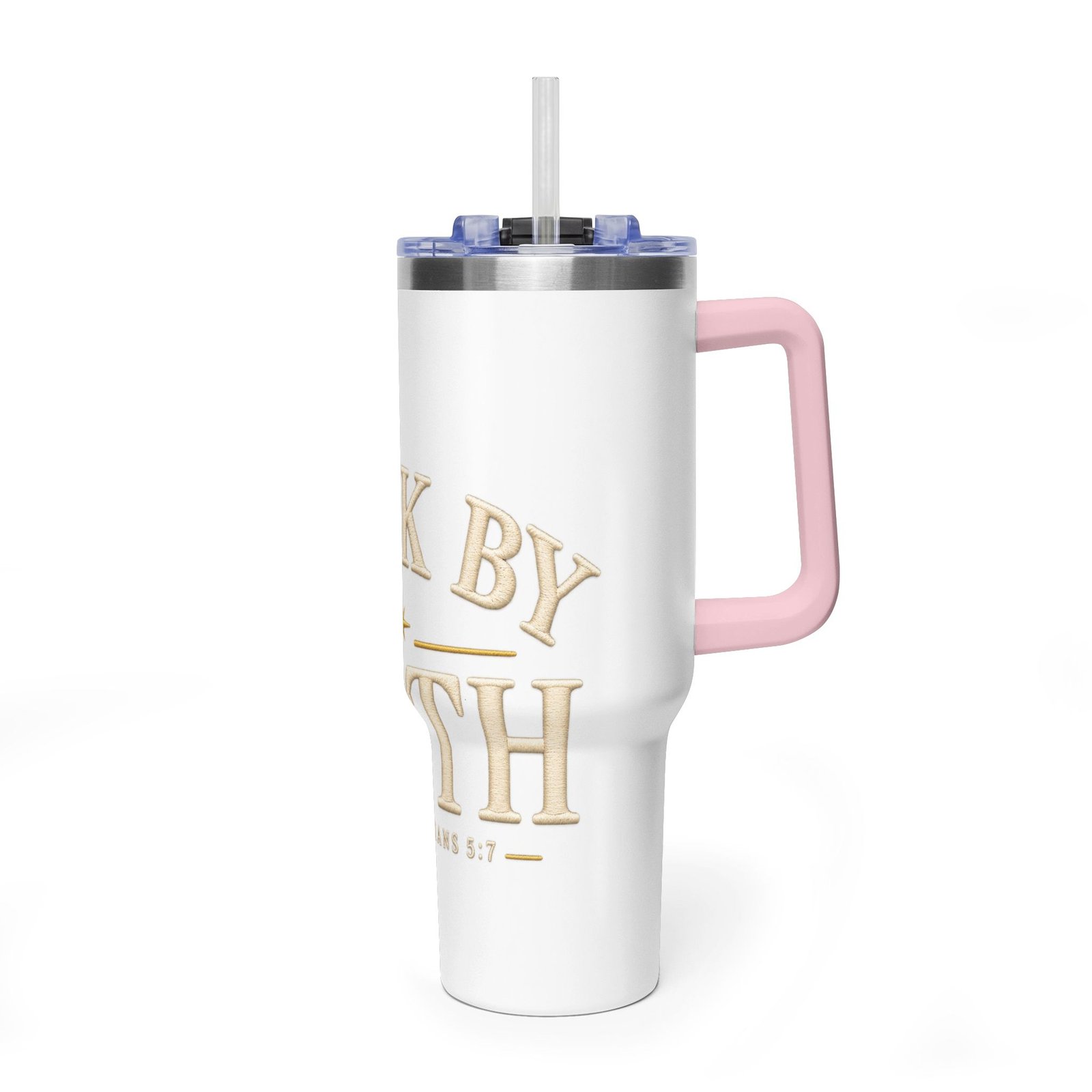 Walk by Faith Vacuum Thermal Tumbler - Image 48