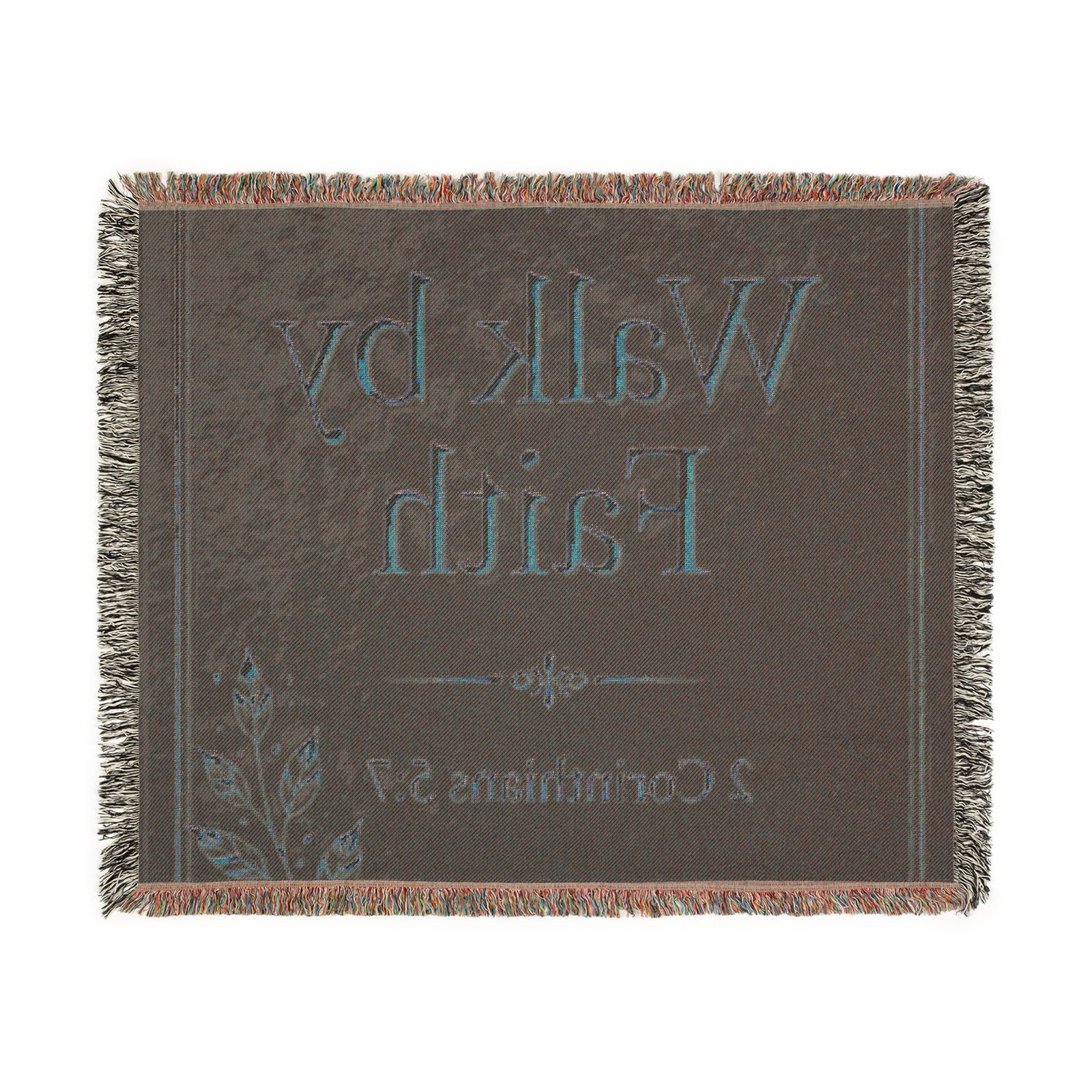 Walk by Faith Woven Throw Blanket - Image 8
