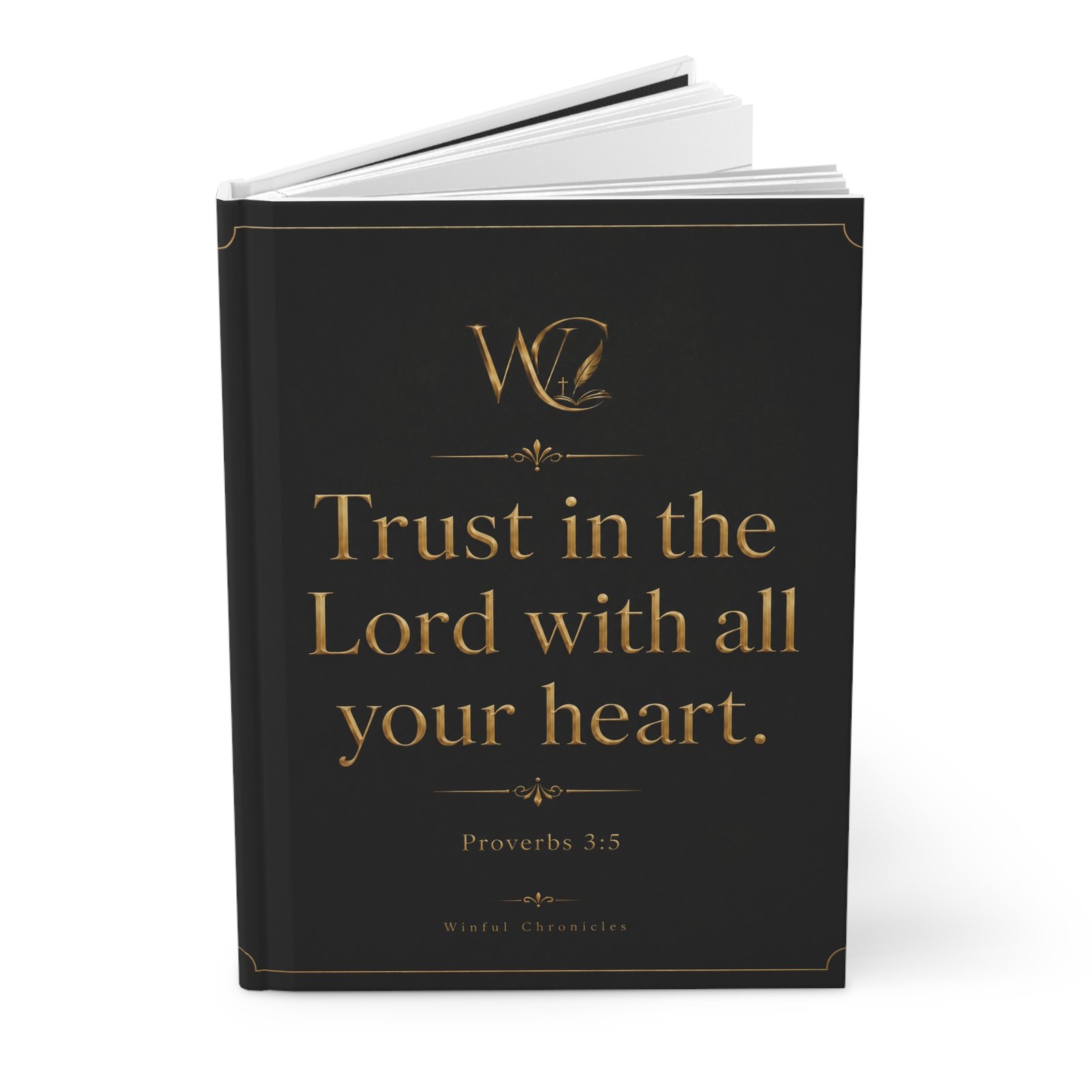 Trust in the Lord Christian Journal Hardcover Journal Matte