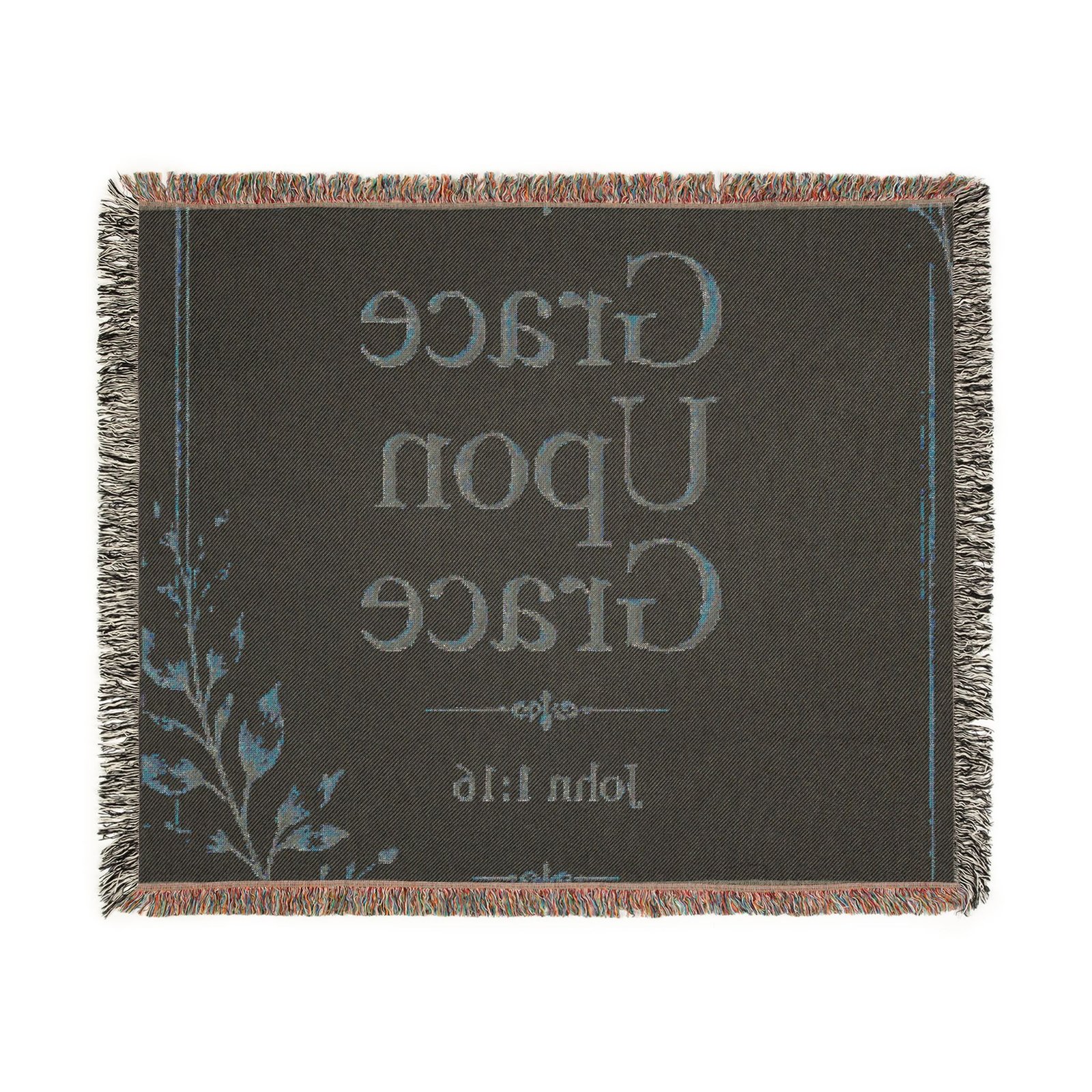Grace Upon Grace Woven Blanket - Image 8
