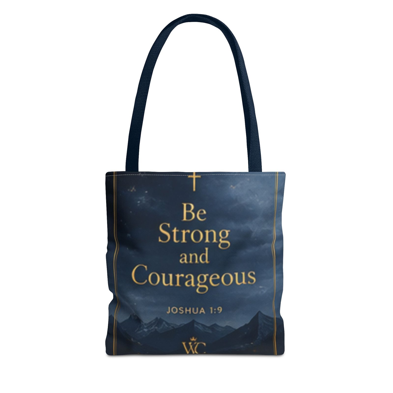 Be Strong and Courageous Tote Bag (AOP) - Image 17