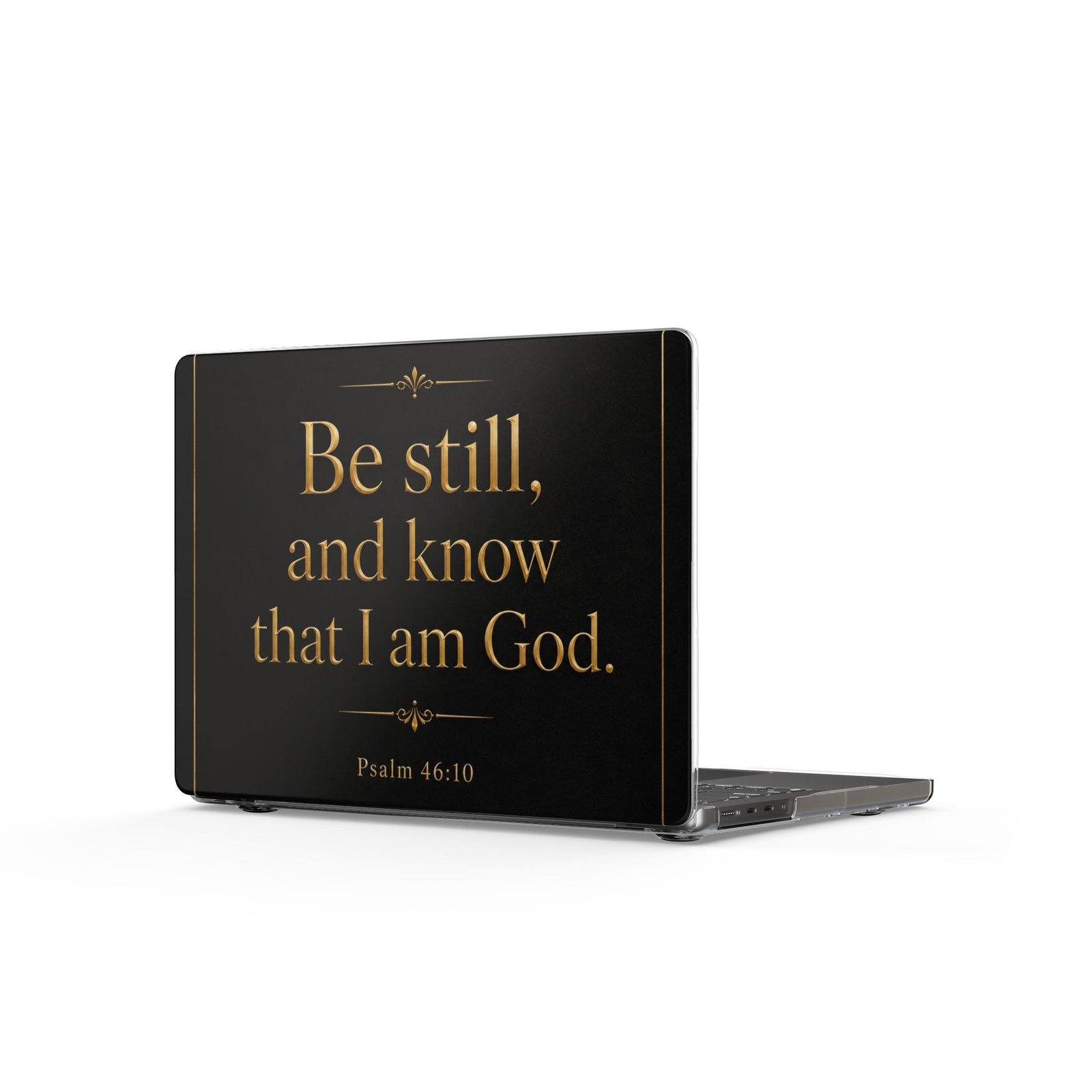 Be Still Clear MacBook Cases - Image 4