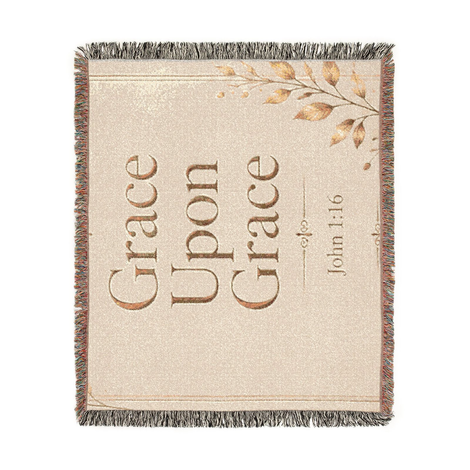 Grace Upon Grace Woven Blanket - Image 7
