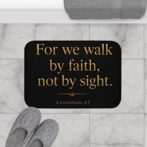 Walk by Faith Christian Bath Mat