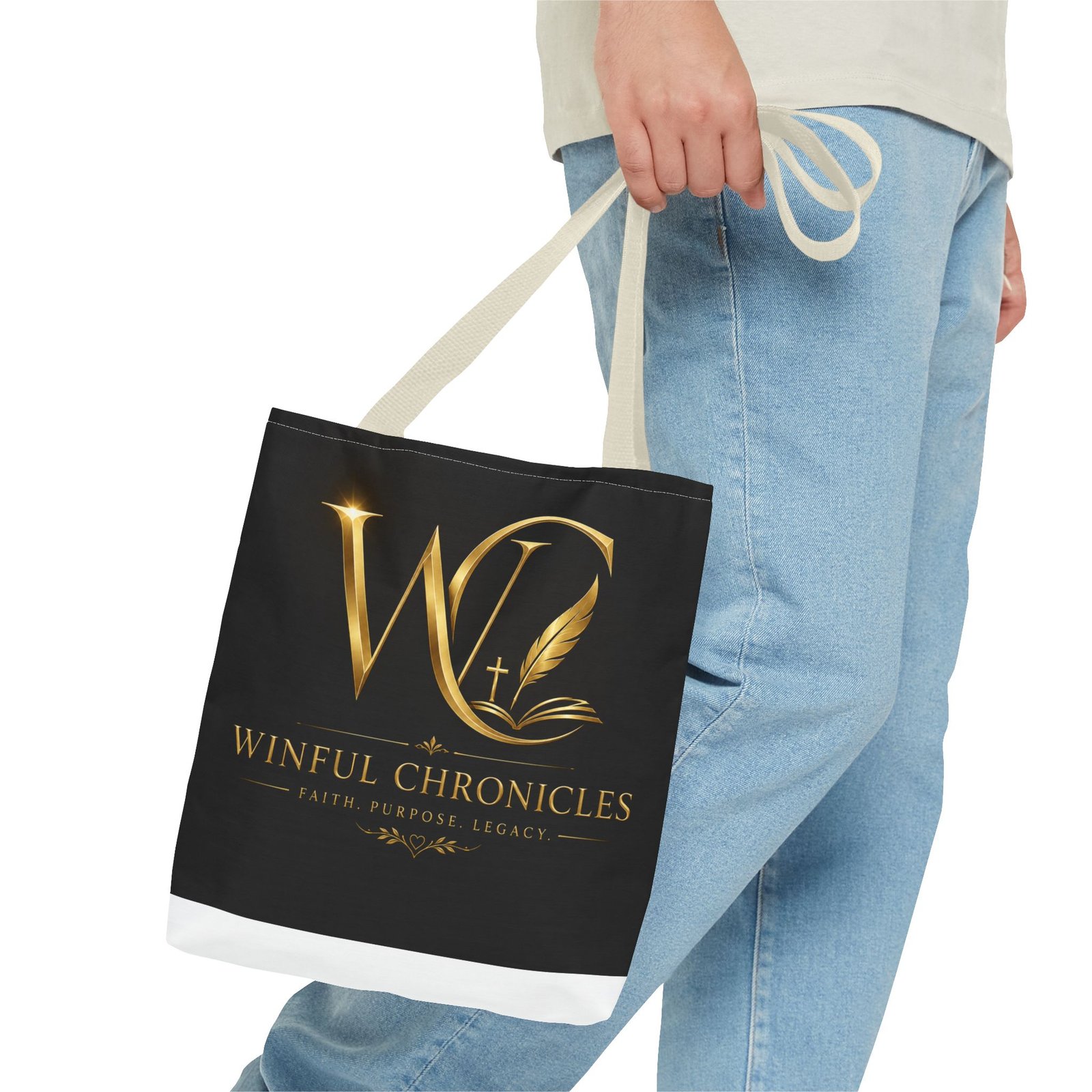 Winful Chronicles Signature Tote Bag (AOP) - Image 15