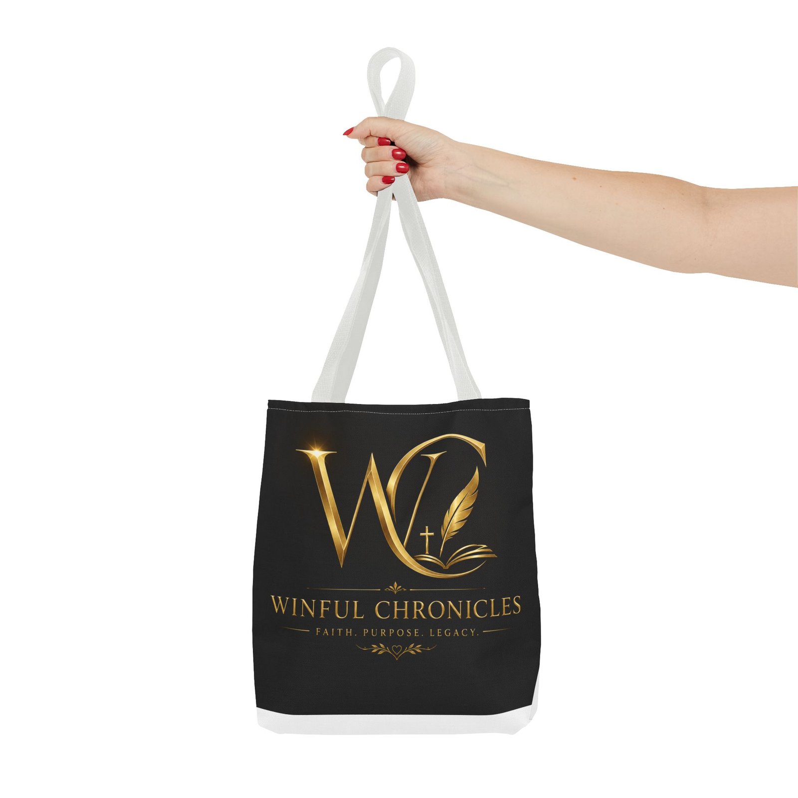 Winful Chronicles Signature Tote Bag (AOP) - Image 12