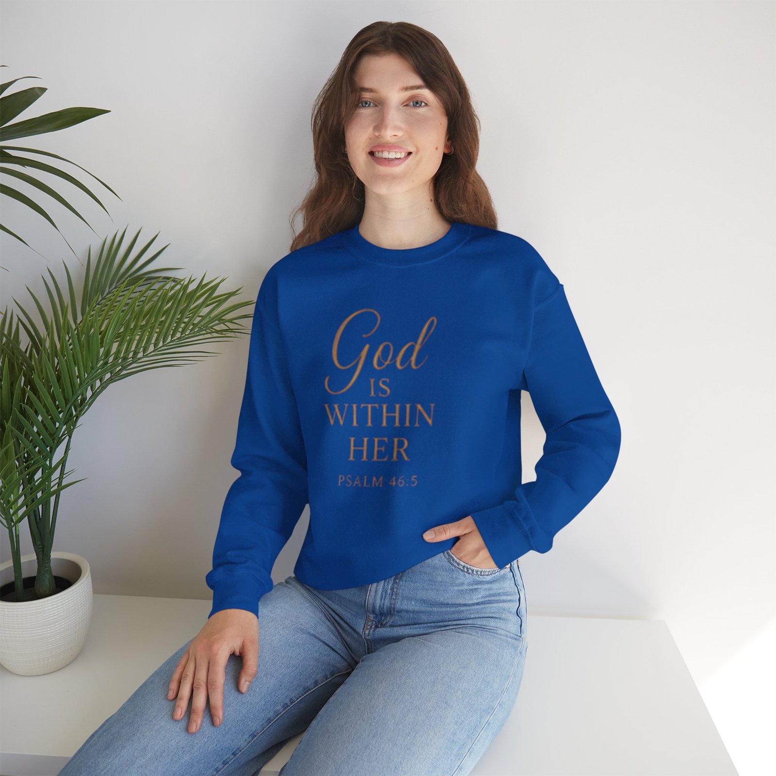 God Is Within Her Unisex Sweatshirt