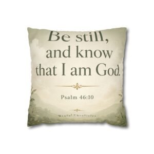 Be Still, and Know That I Am God Cushion