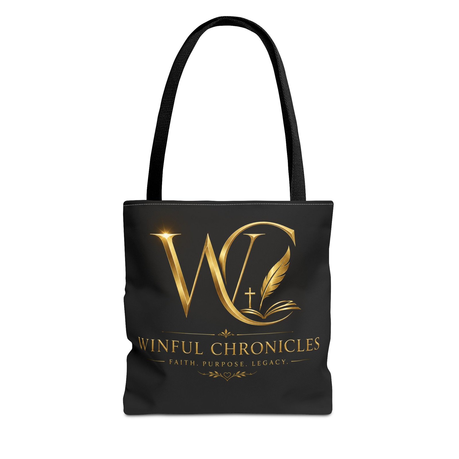 Winful Chronicles Signature Tote Bag (AOP) - Image 2