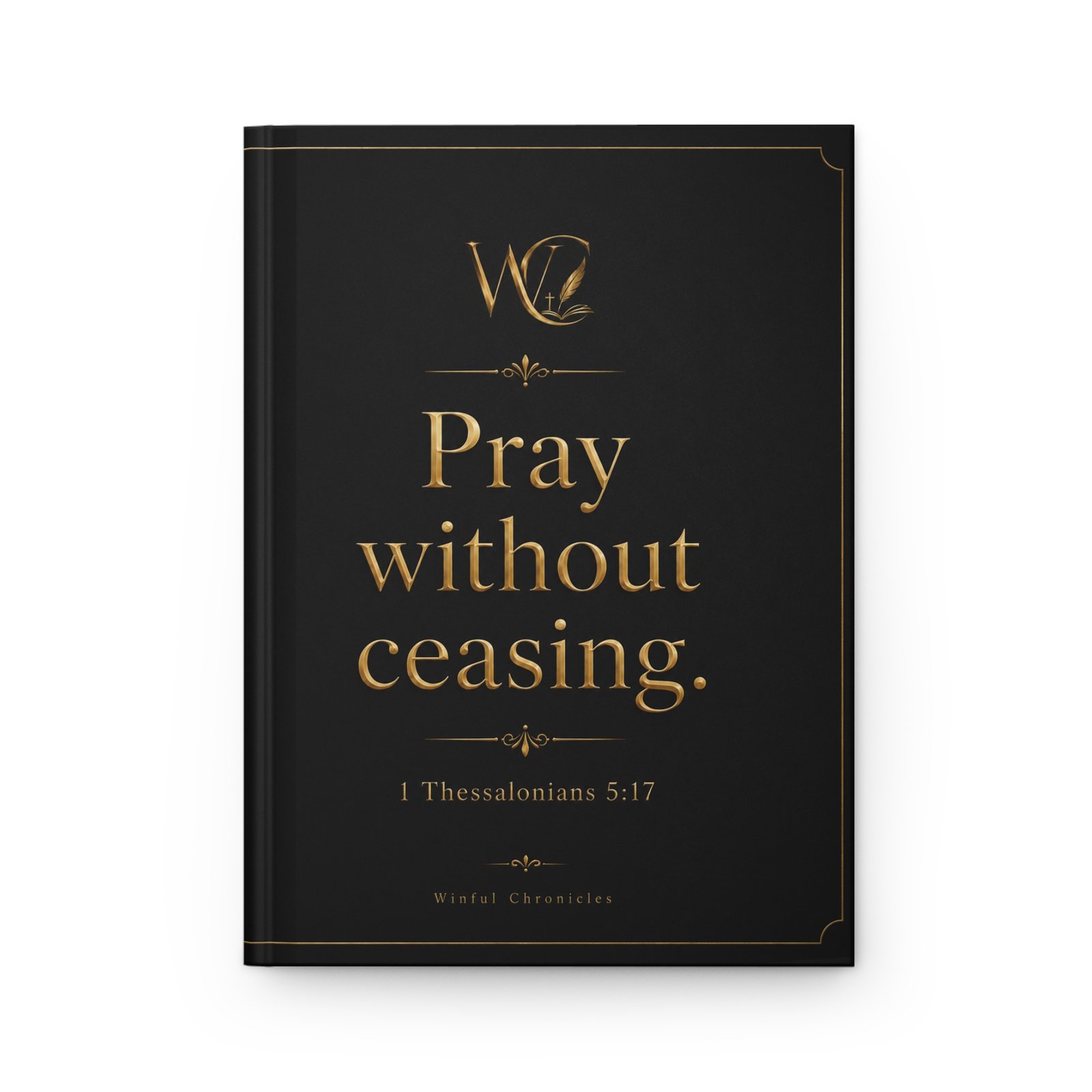 Pray Without Ceasing Christian Hardcover Journal Matte - Image 2