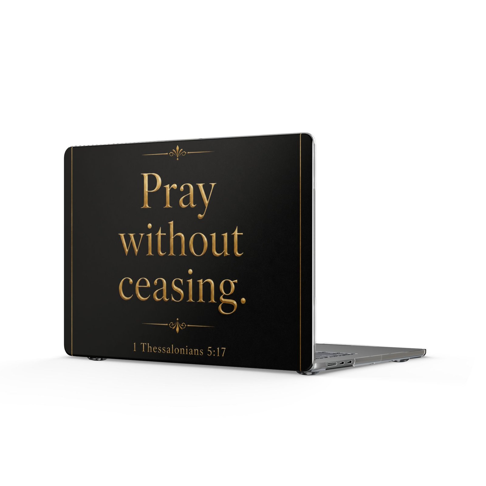 Pray Without Ceasing MacBook Cases - Image 2
