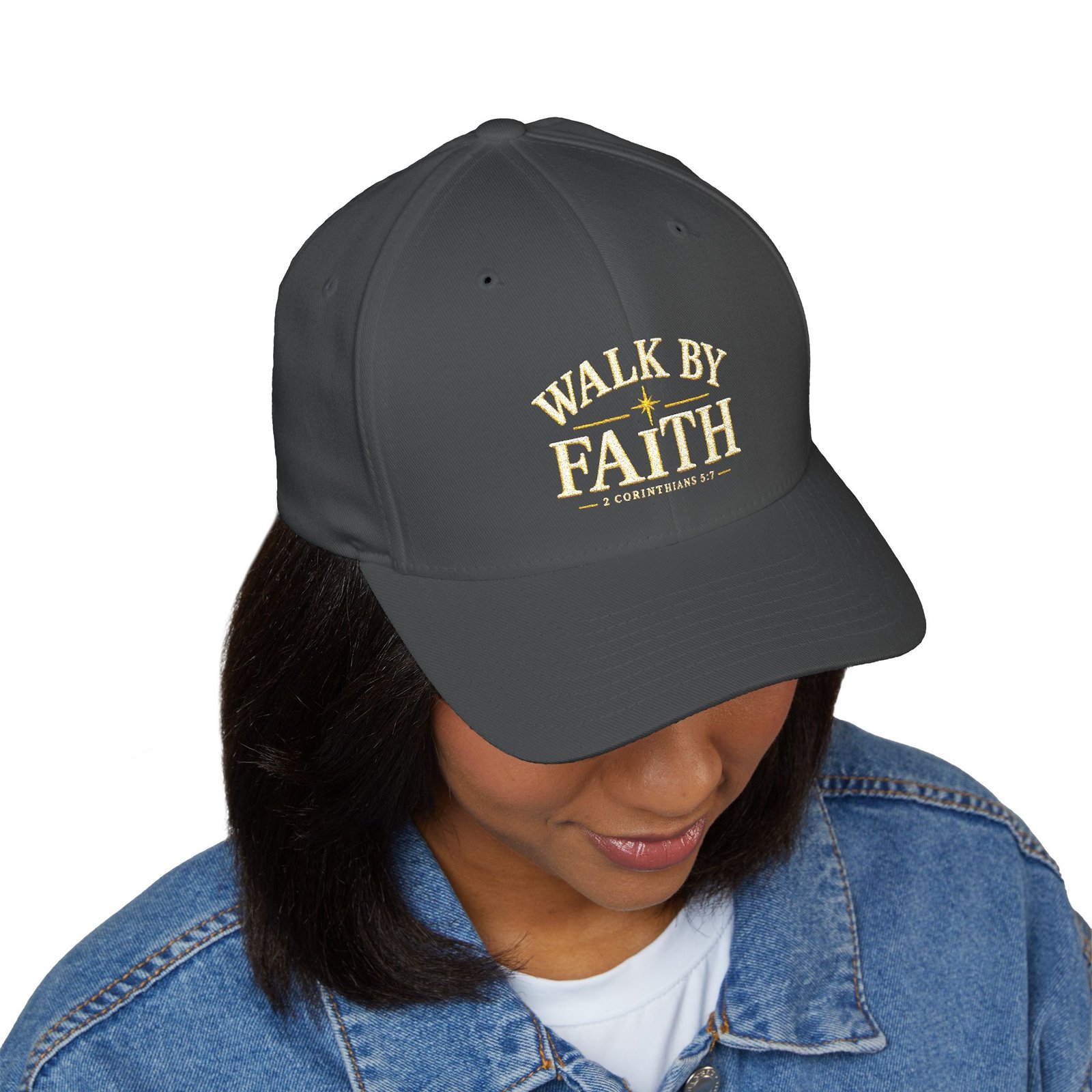 Walk By Faith Closed-Back Structured Cap - Image 15