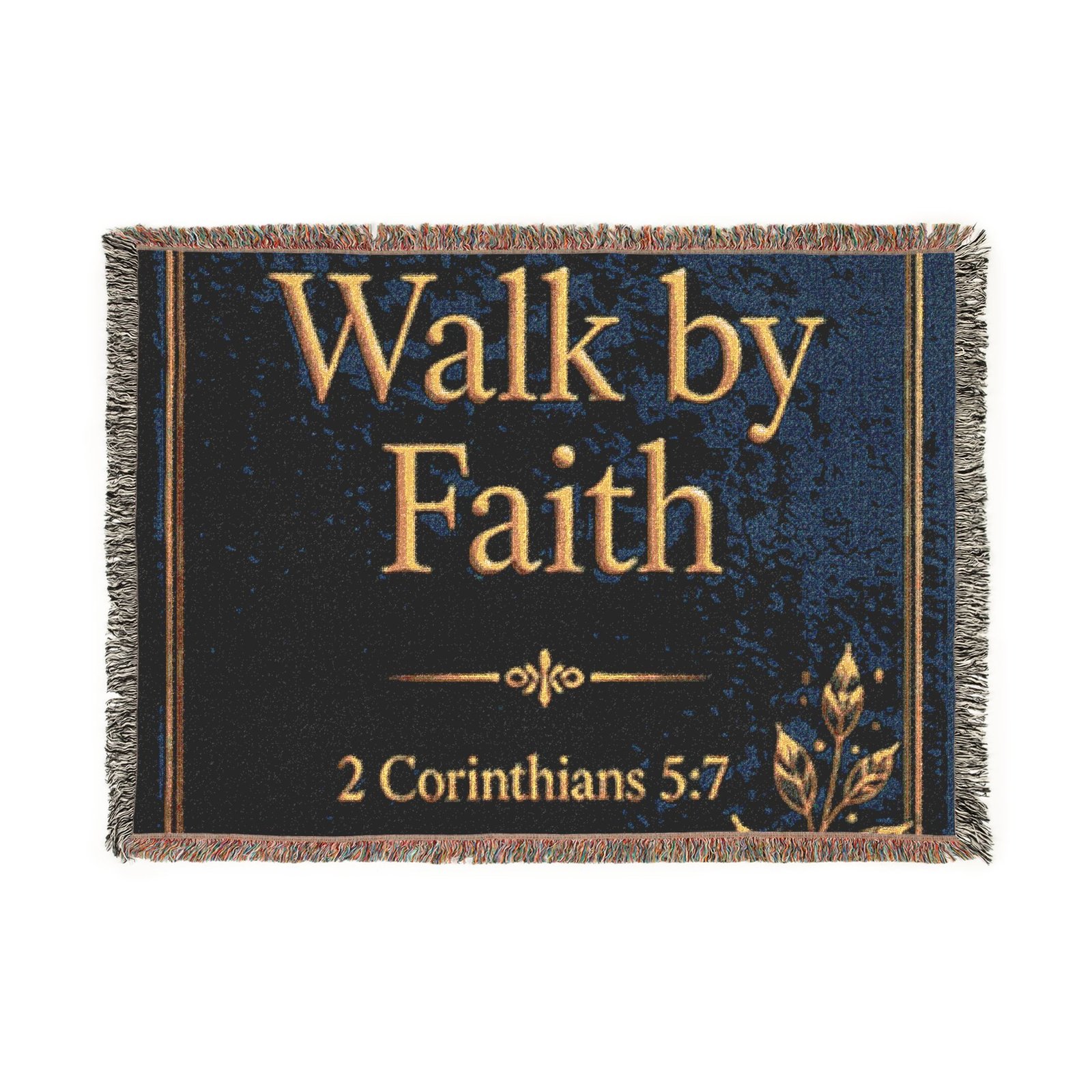 Walk by Faith Woven Throw Blanket - Image 2