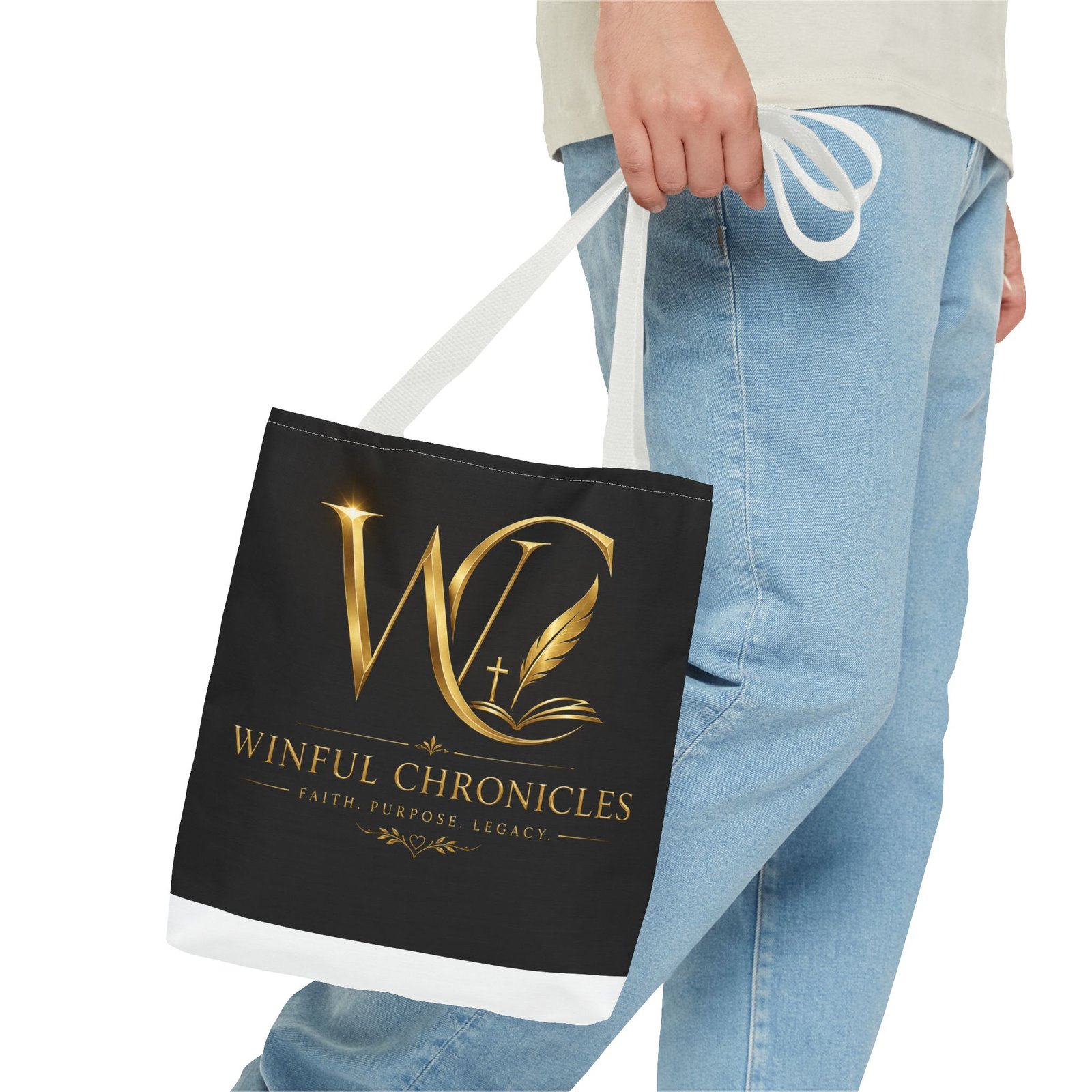 Winful Chronicles Signature Tote Bag (AOP) - Image 11
