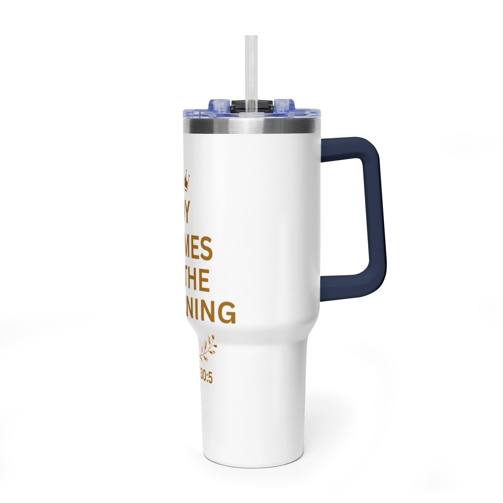 Joy Comes in the Morning Thermal Vacuum Tumbler - Image 36