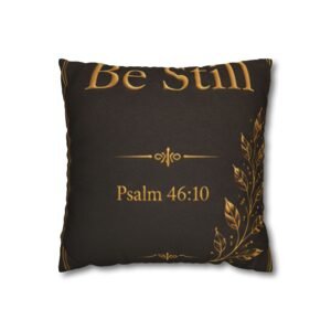 Be Still Scripture Cushion