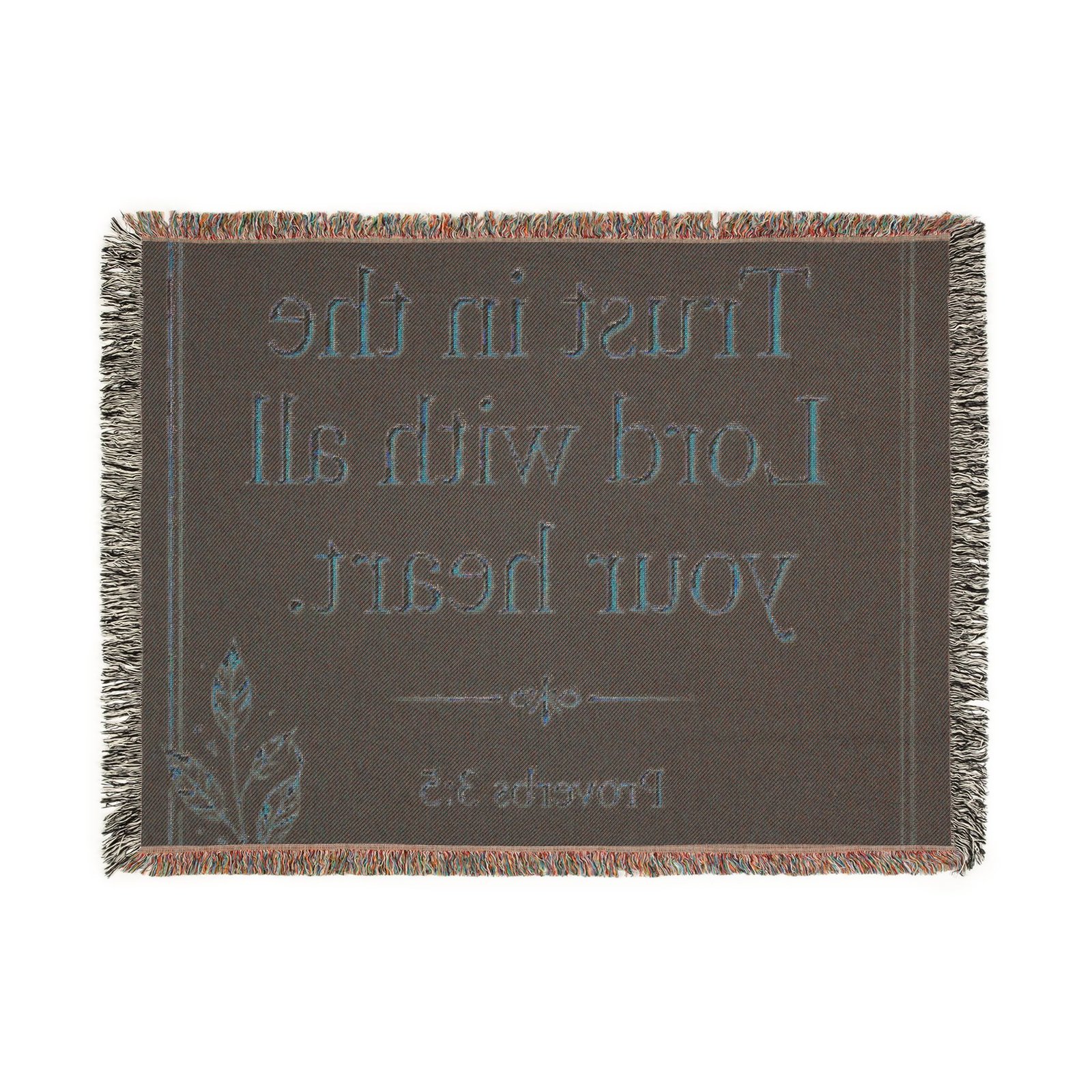Trust in the Lord Woven Blanket - Image 13