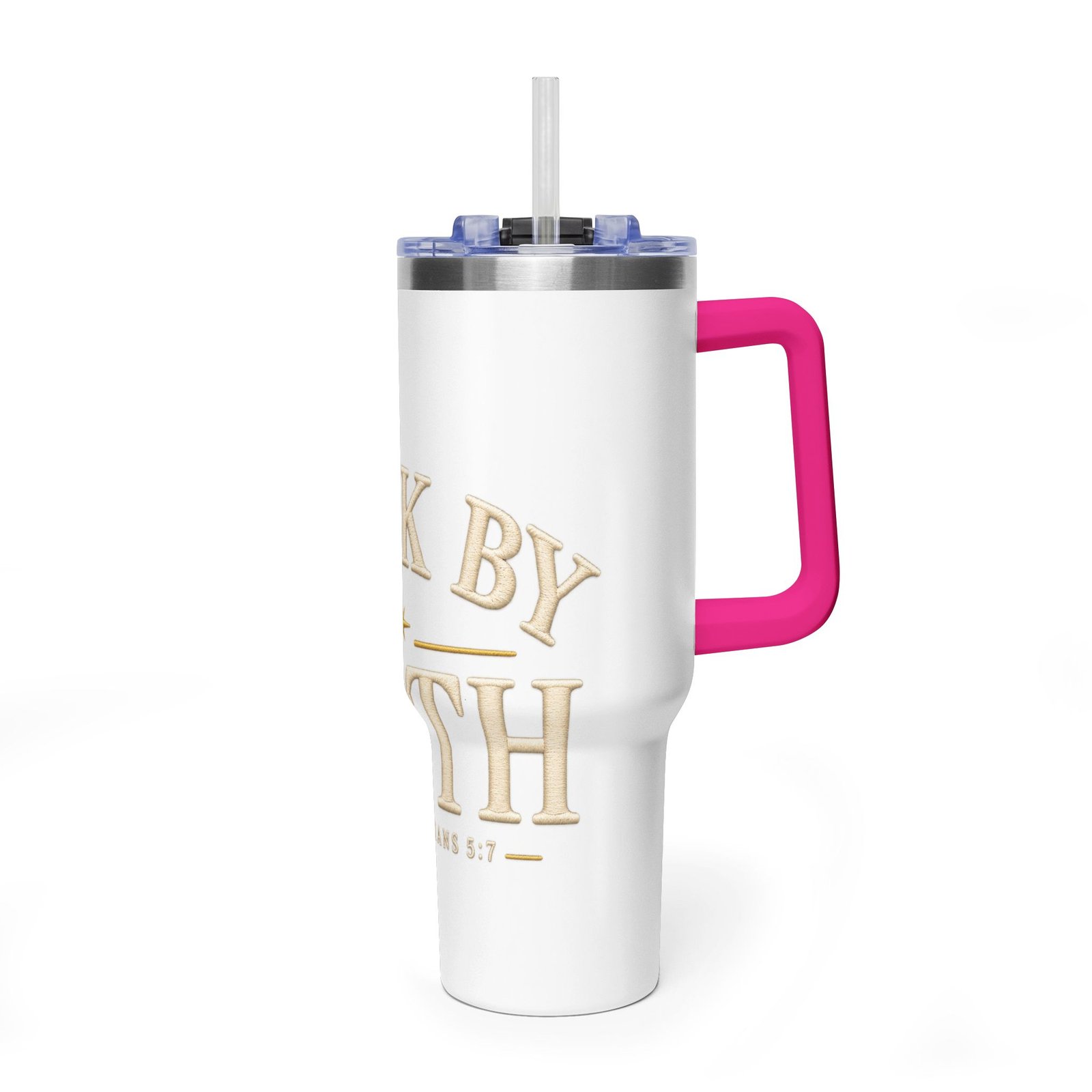 Walk by Faith Vacuum Thermal Tumbler - Image 44