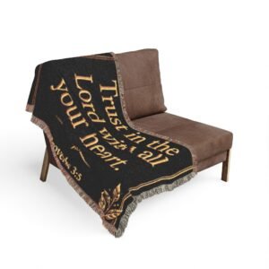 Trust in the Lord Woven Blanket