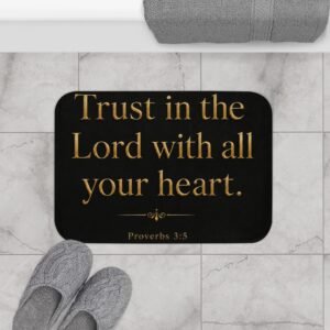Trust in the Lord Christian Bath Mat