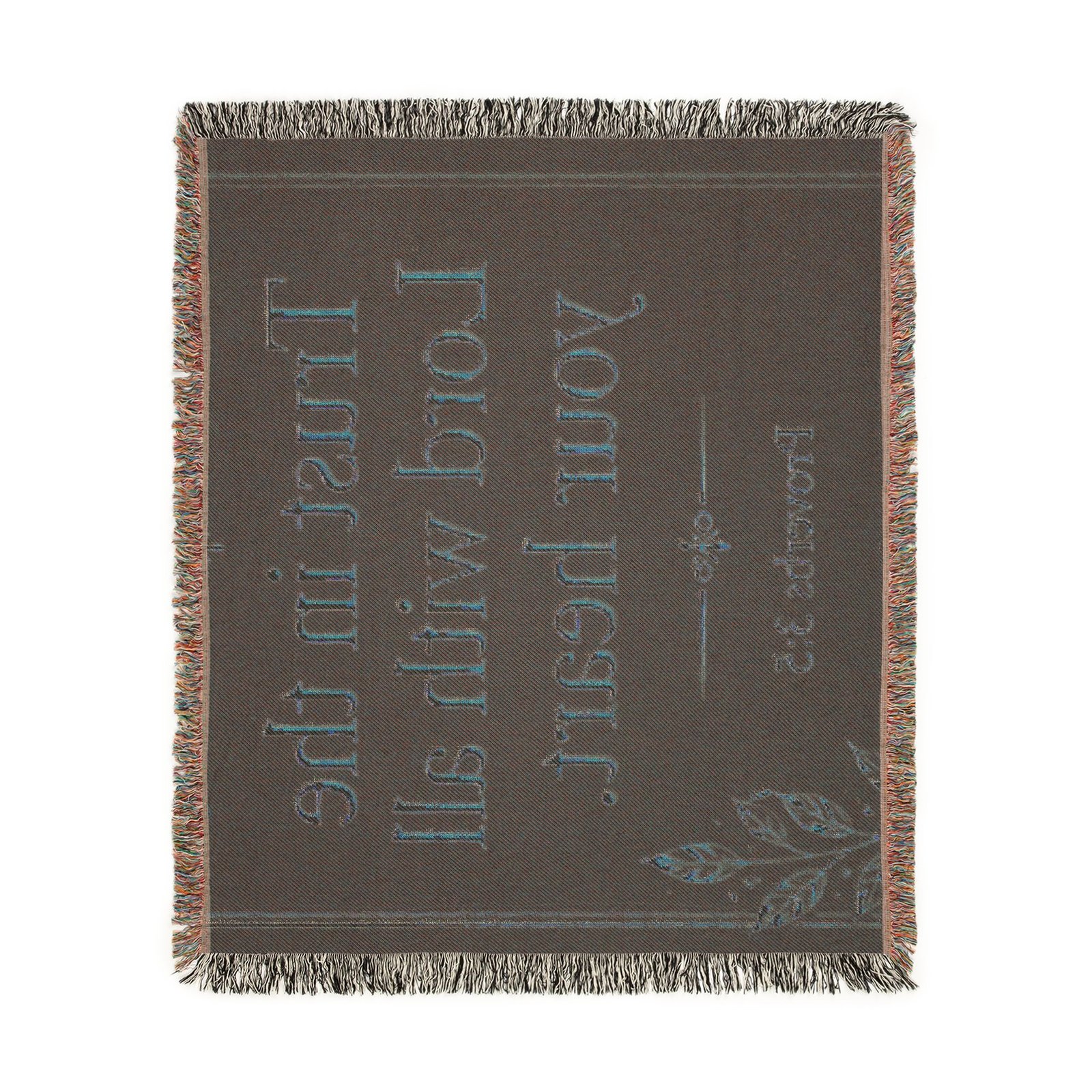 Trust in the Lord Woven Blanket - Image 9