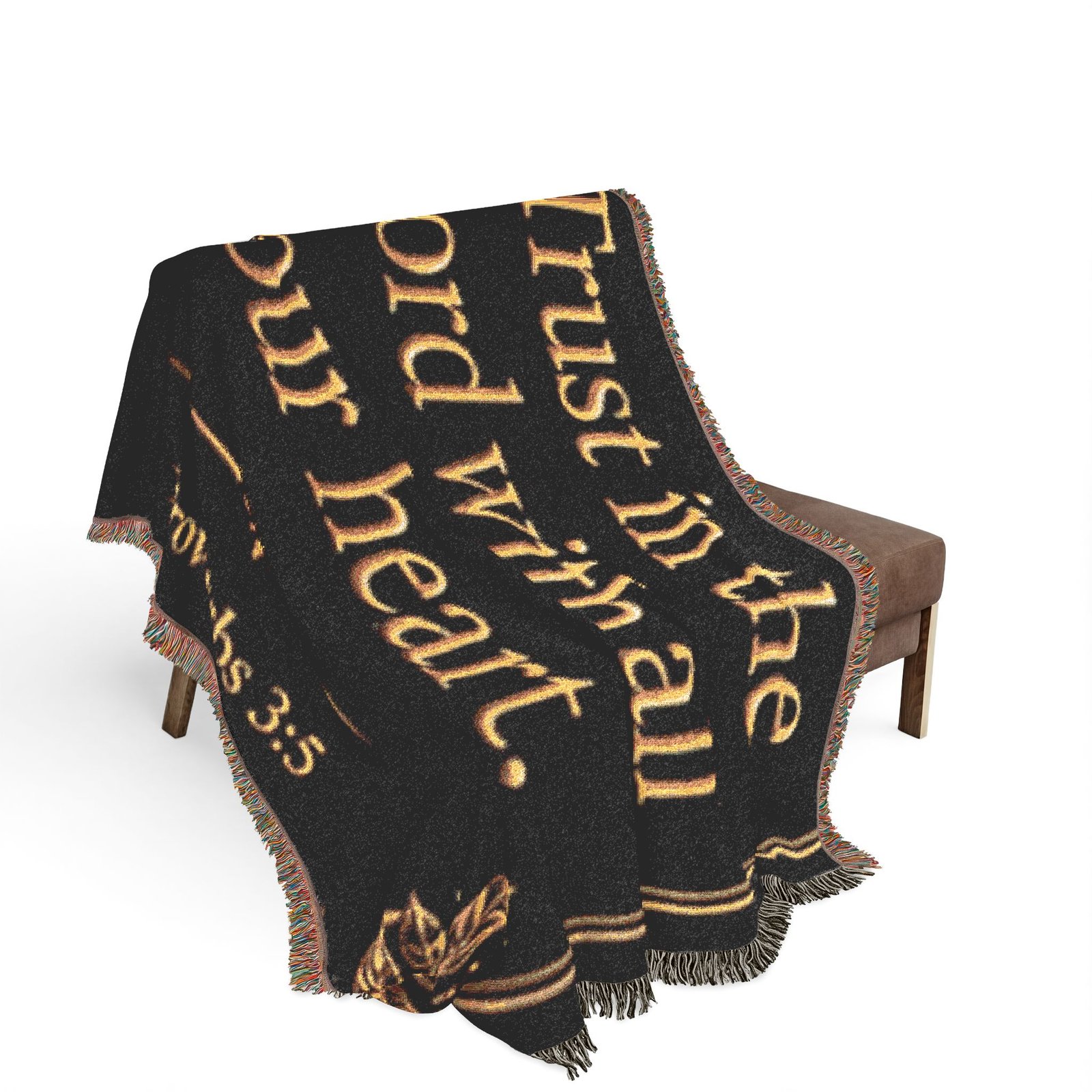 Trust in the Lord Woven Blanket - Image 10