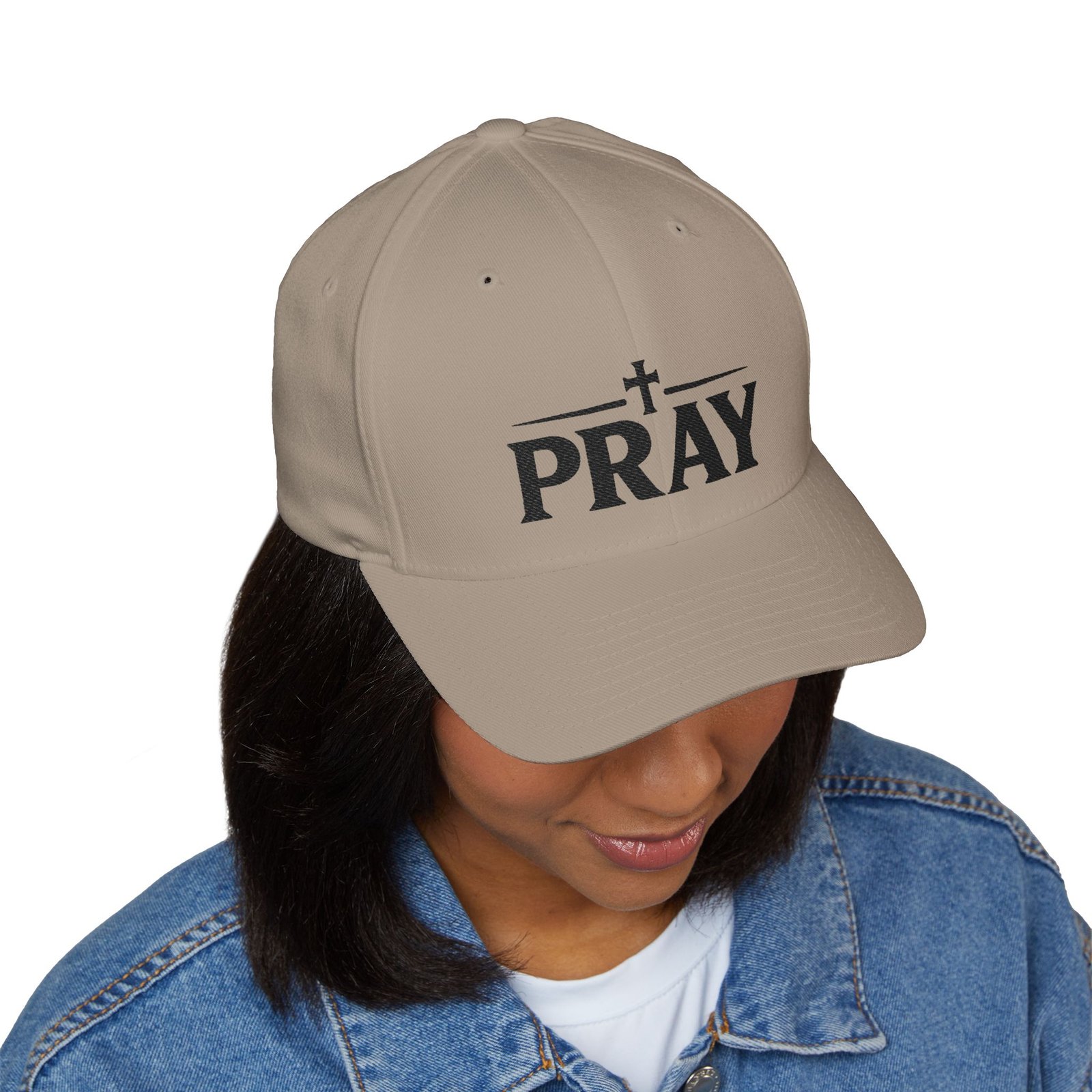 PRAY Closed-Back Structured Cap - Image 15